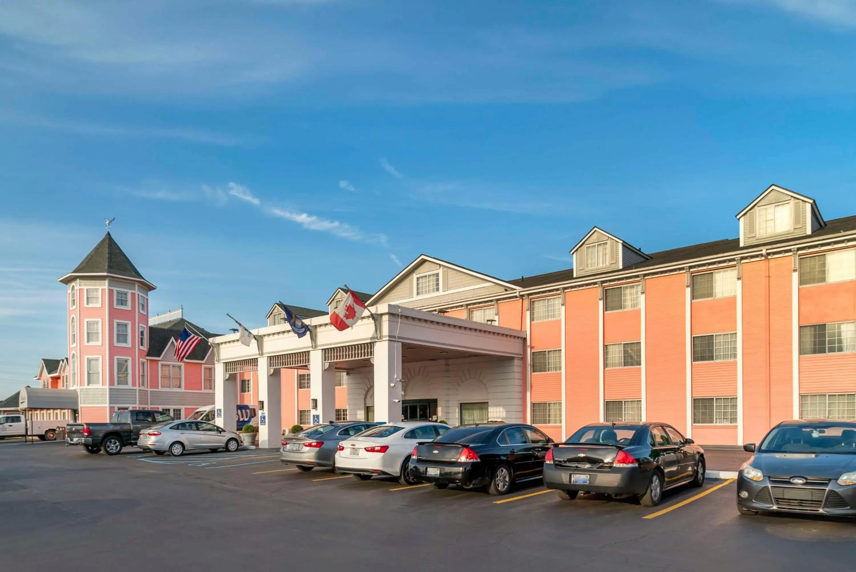 Property building in Best Western Greenfield Inn