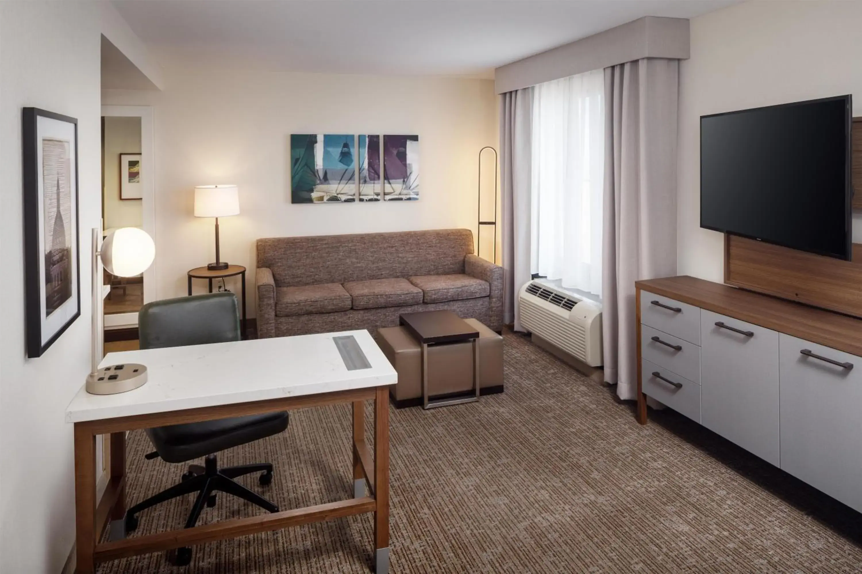 Bedroom in Homewood Suites by Hilton Denver International Airport Bedroom in Homewood Suites by Hilton Denver International Airport