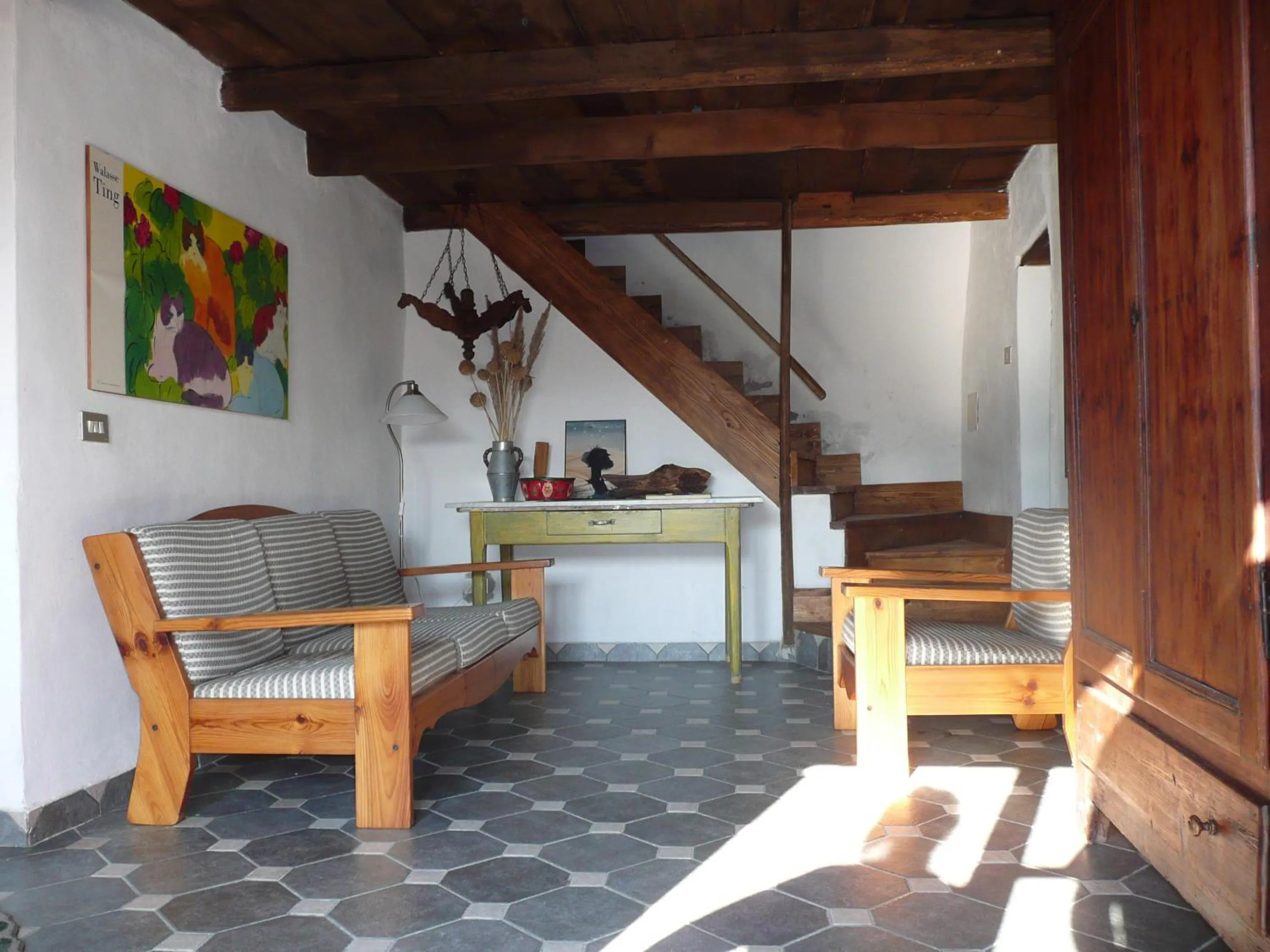 Seating area in B&B La Civetta
