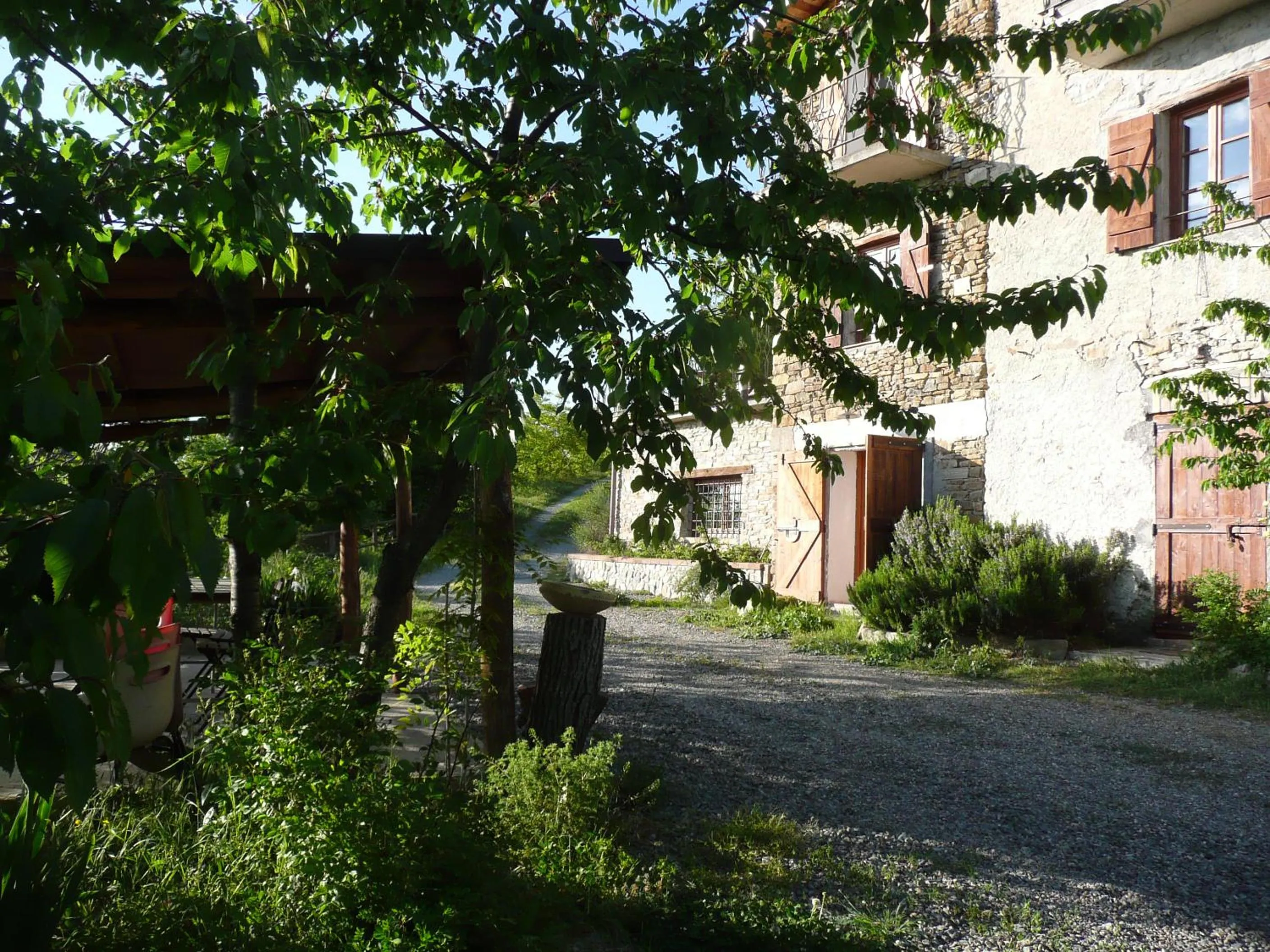 Garden in B&B La Civetta