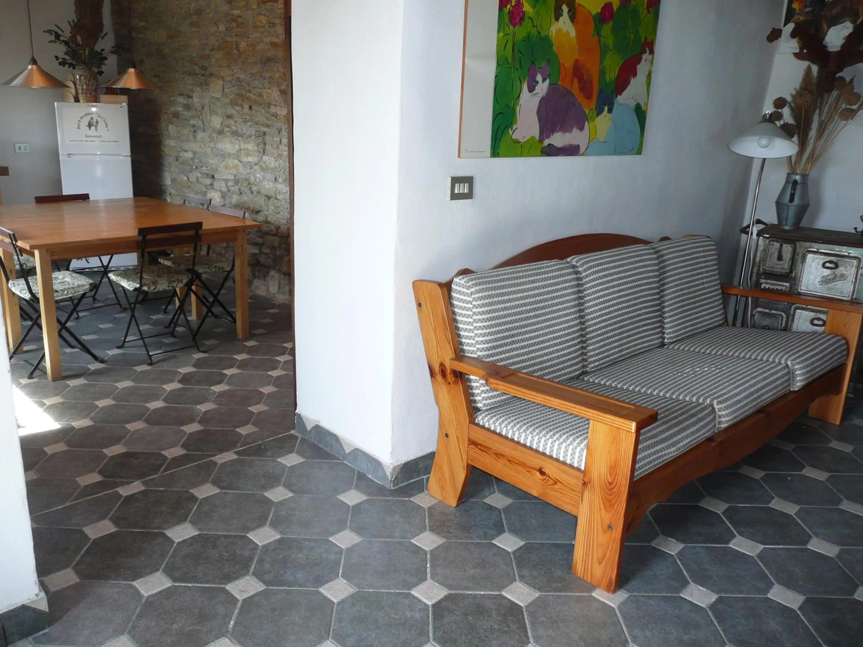 Seating area in B&B La Civetta