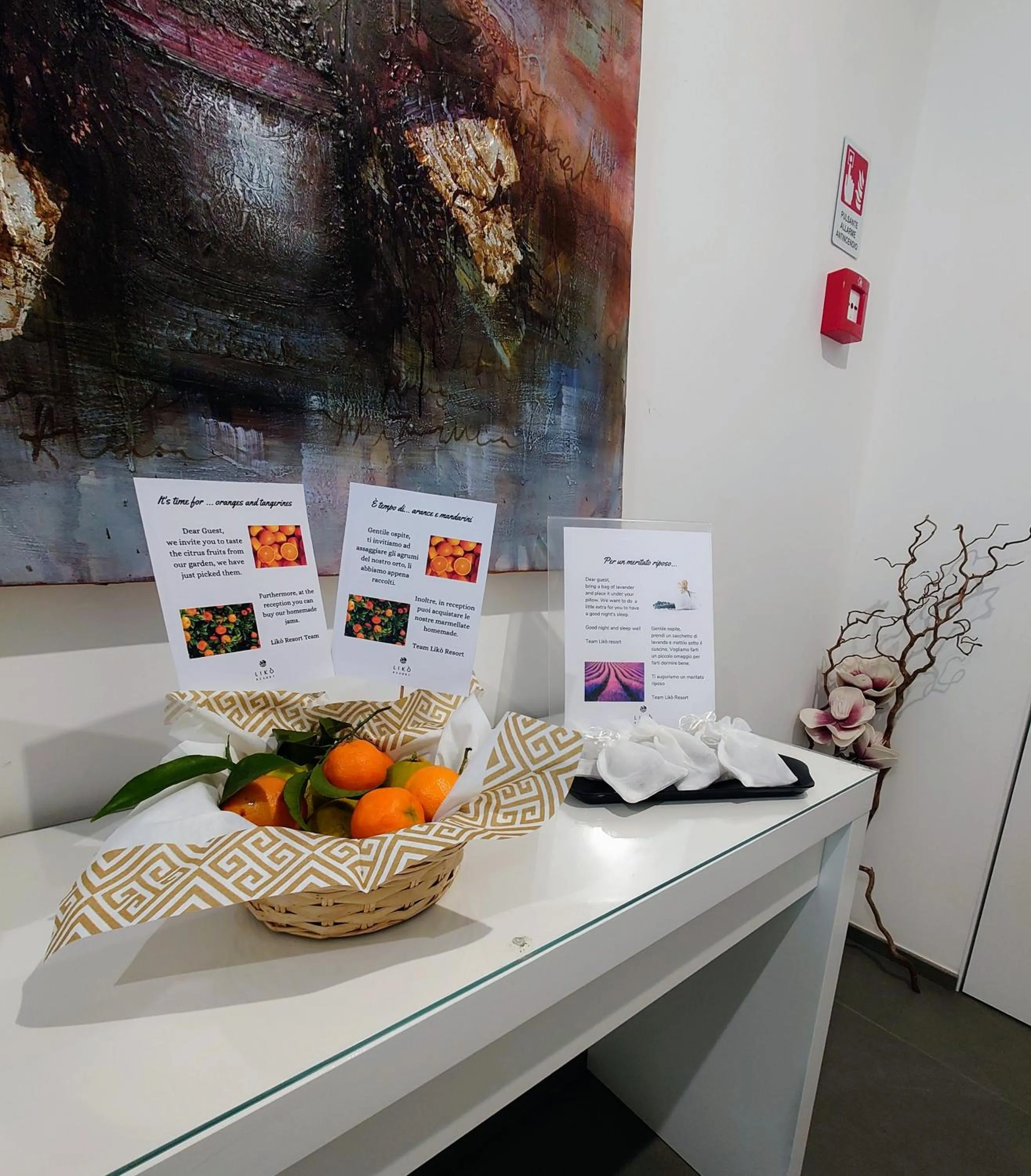 Lobby or reception in Likò Resort