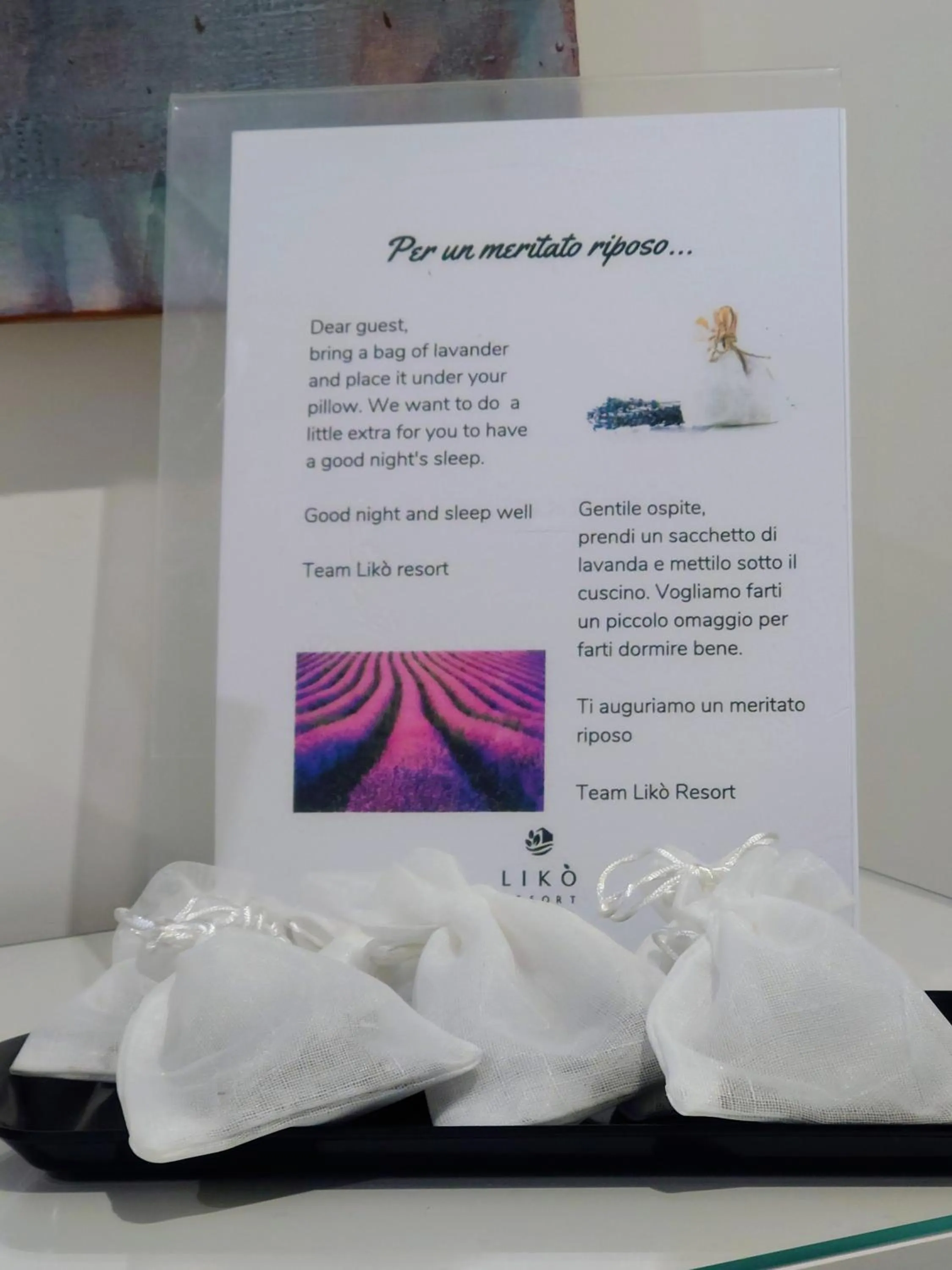 Lobby or reception in Likò Resort