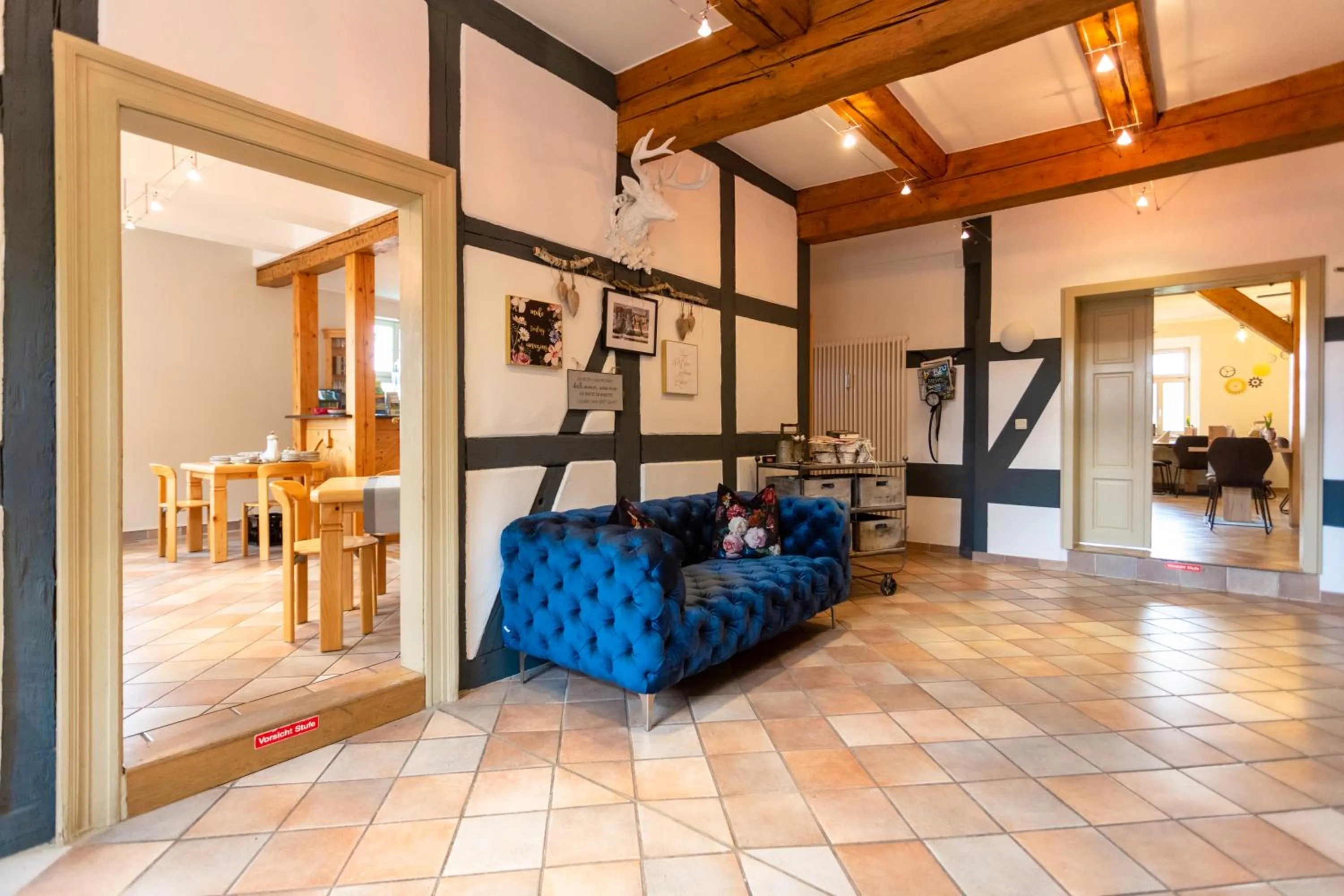 Seating area in Gasthof Obere Mühle