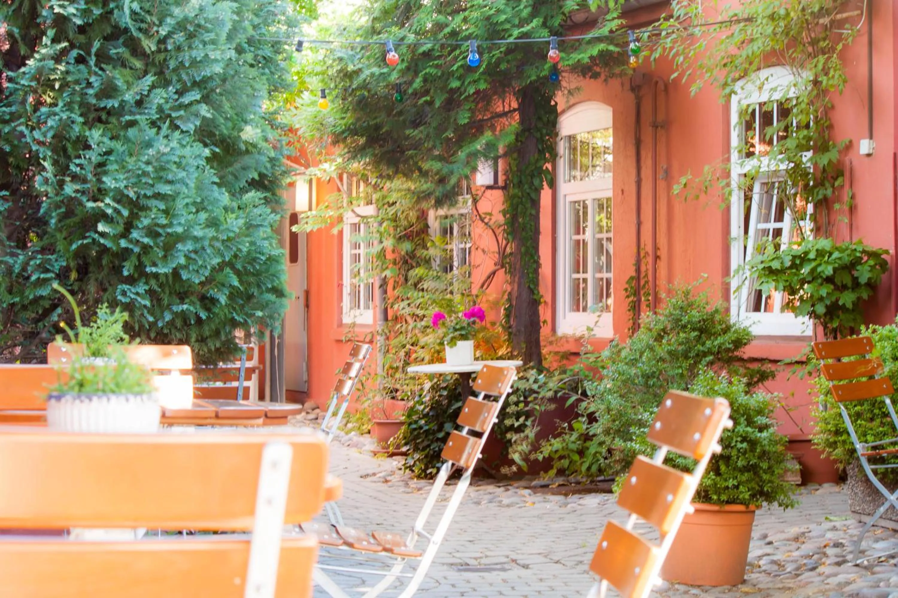 Patio in Hotel Deutsches Haus
