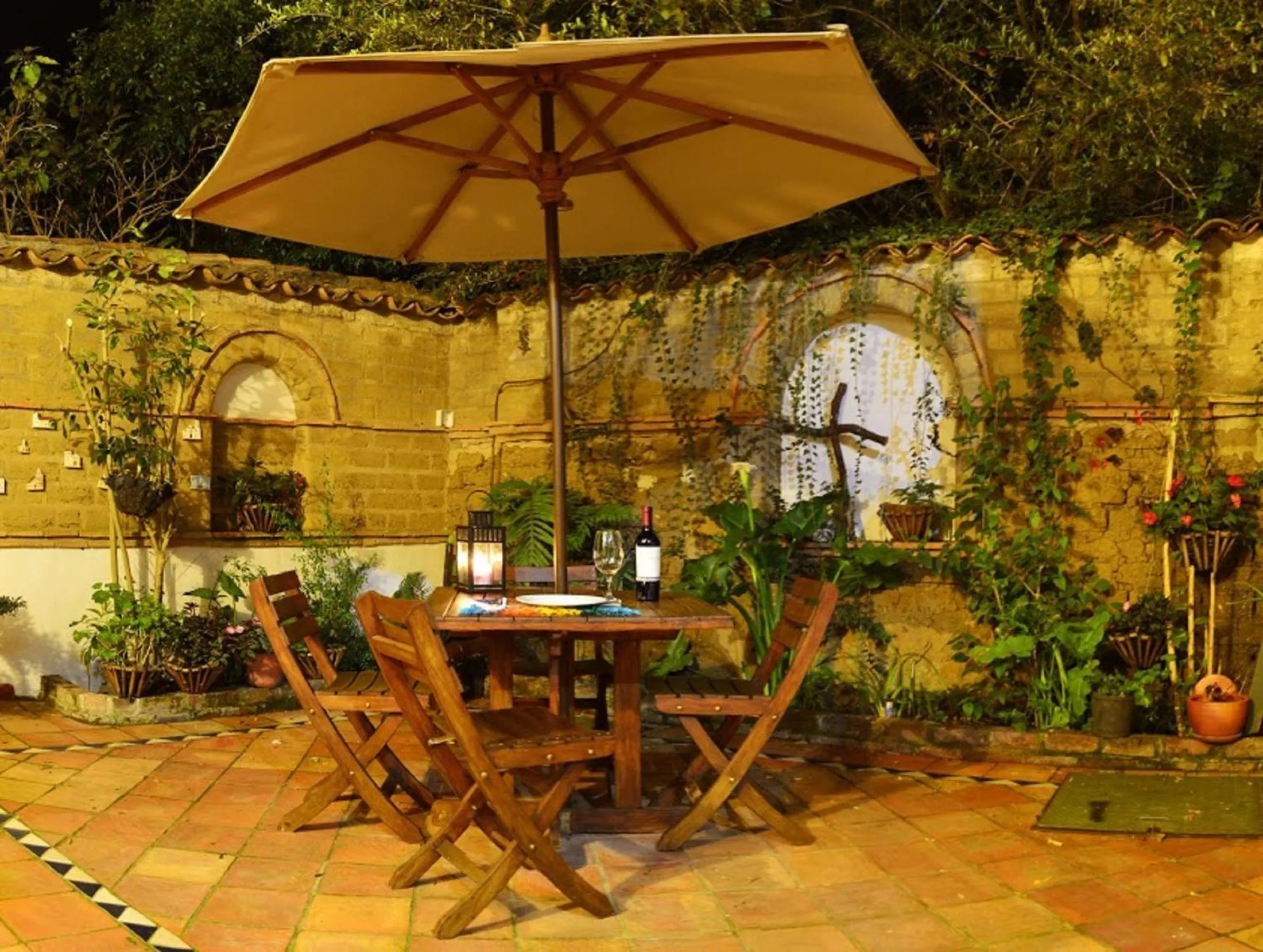 Patio in Hotel Boutique La Española