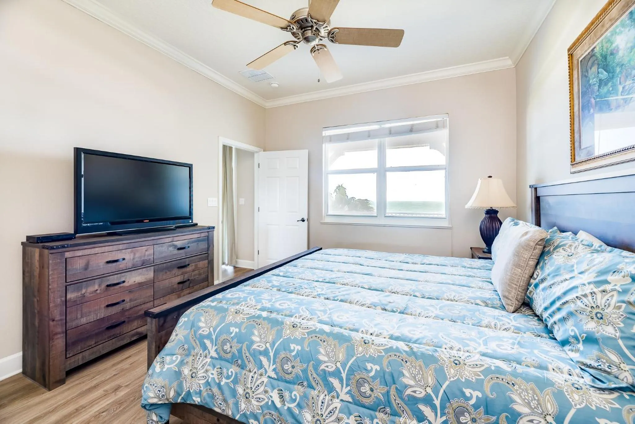 Bed in 843 Cinnamon Beach, 3 Bedroom, Pet Friendly, Ocean Front, 2 Pools, Sleeps 8