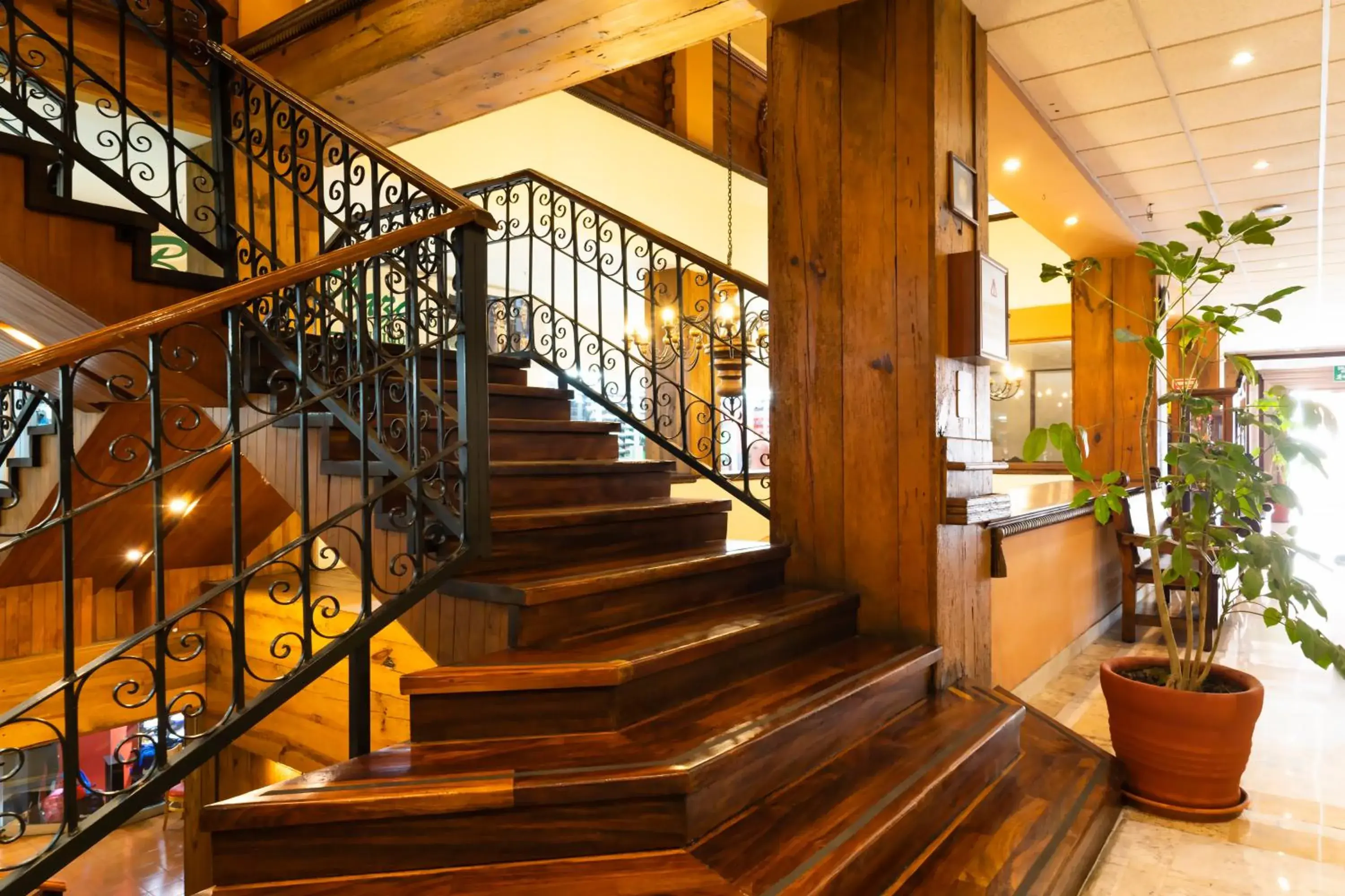 Lobby or reception in Hotel Plaza Uruapan Lobby or reception in Hotel Plaza Uruapan