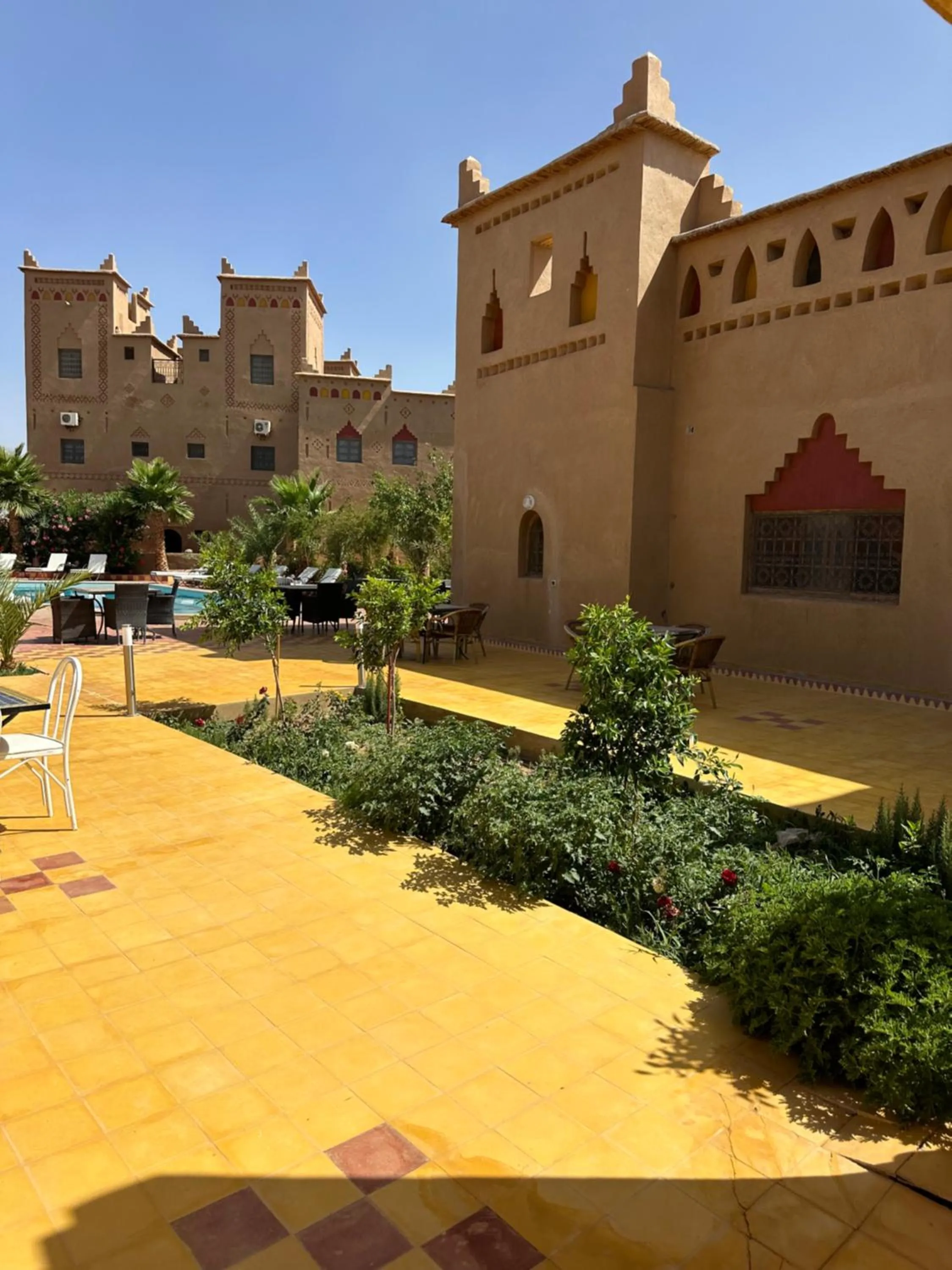 Swimming pool in Kasbah Ait BenHadda