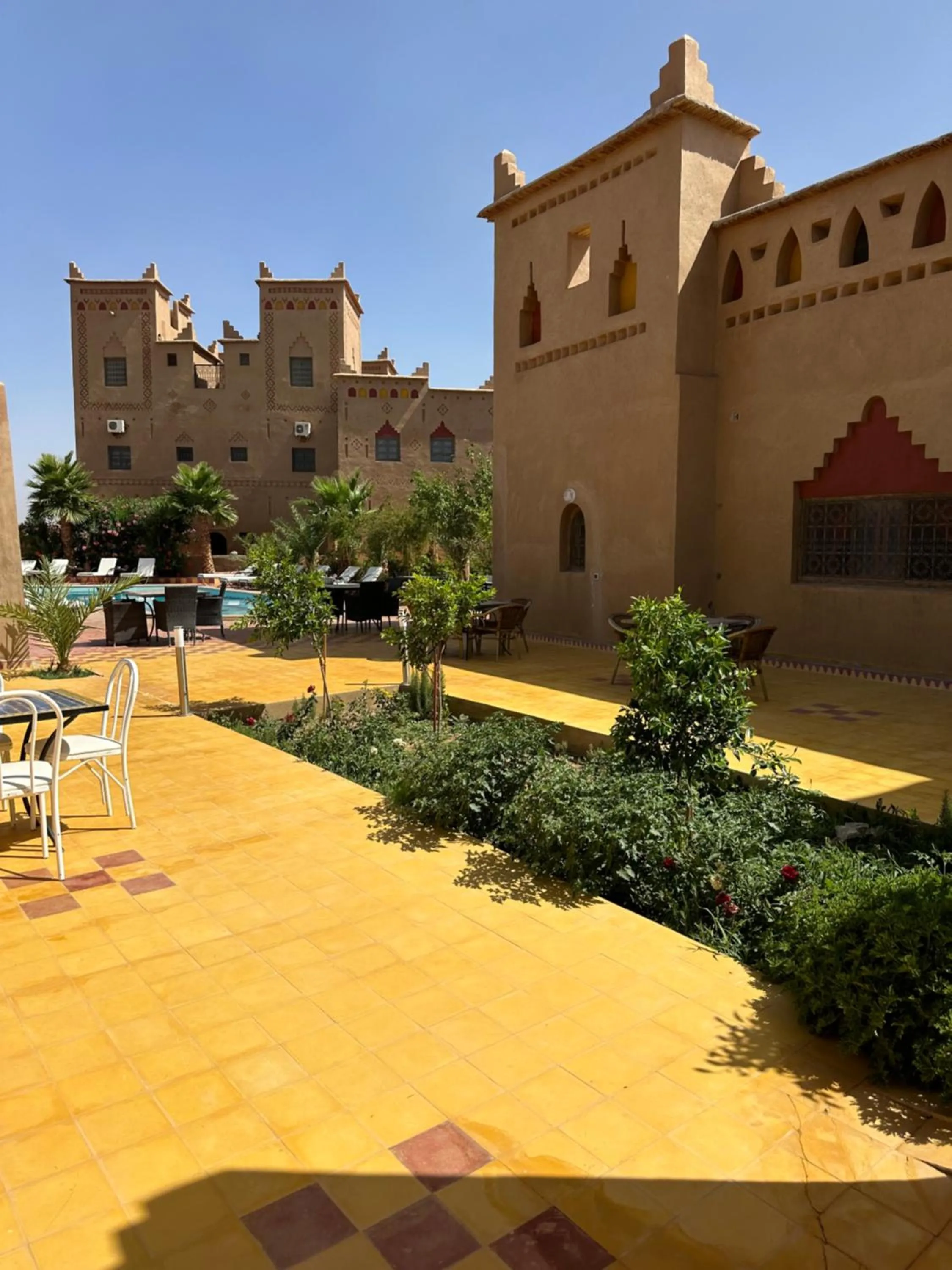 Swimming pool in Kasbah Ait BenHadda