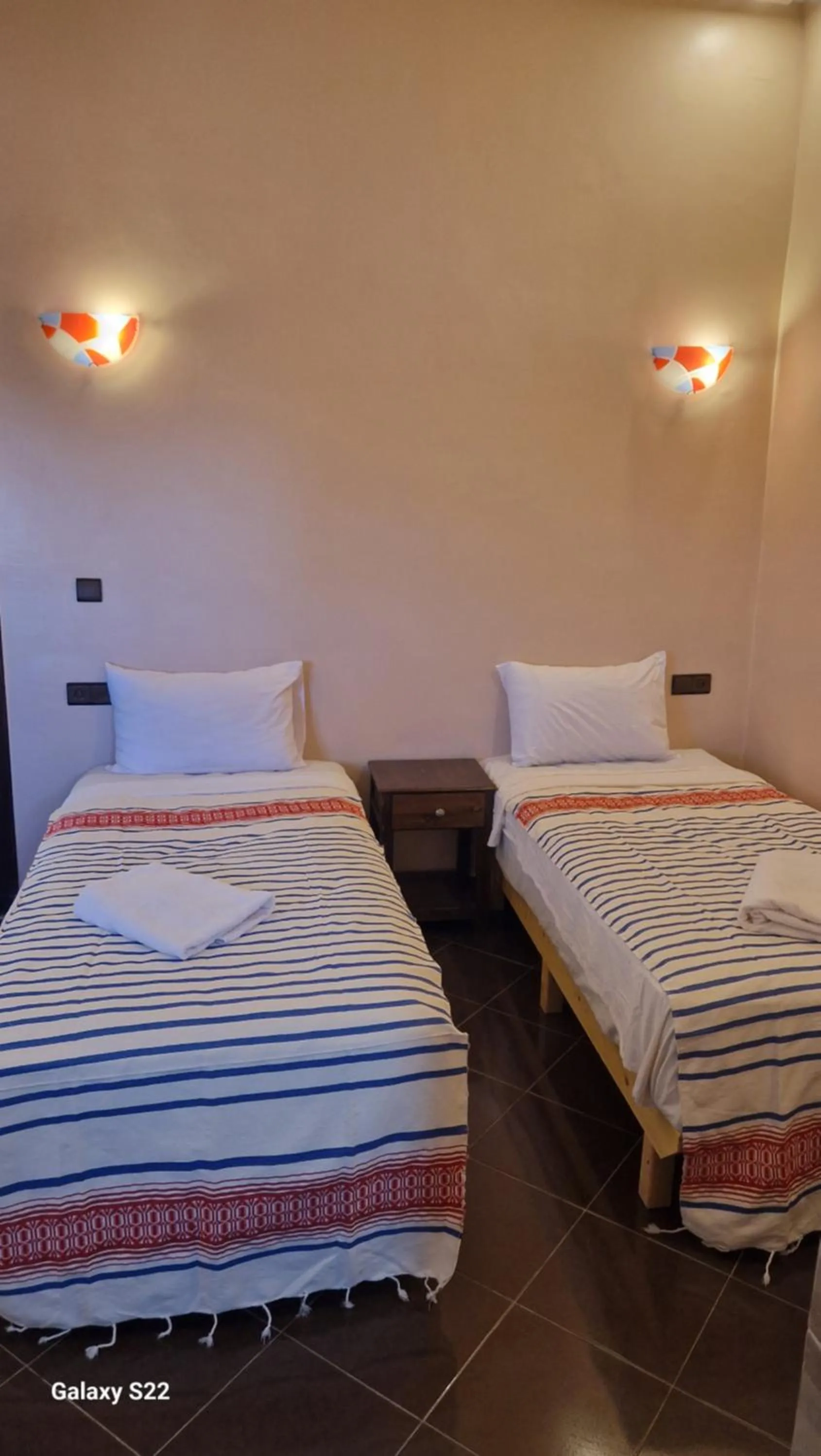 Swimming pool, Bed in Kasbah Ait BenHadda