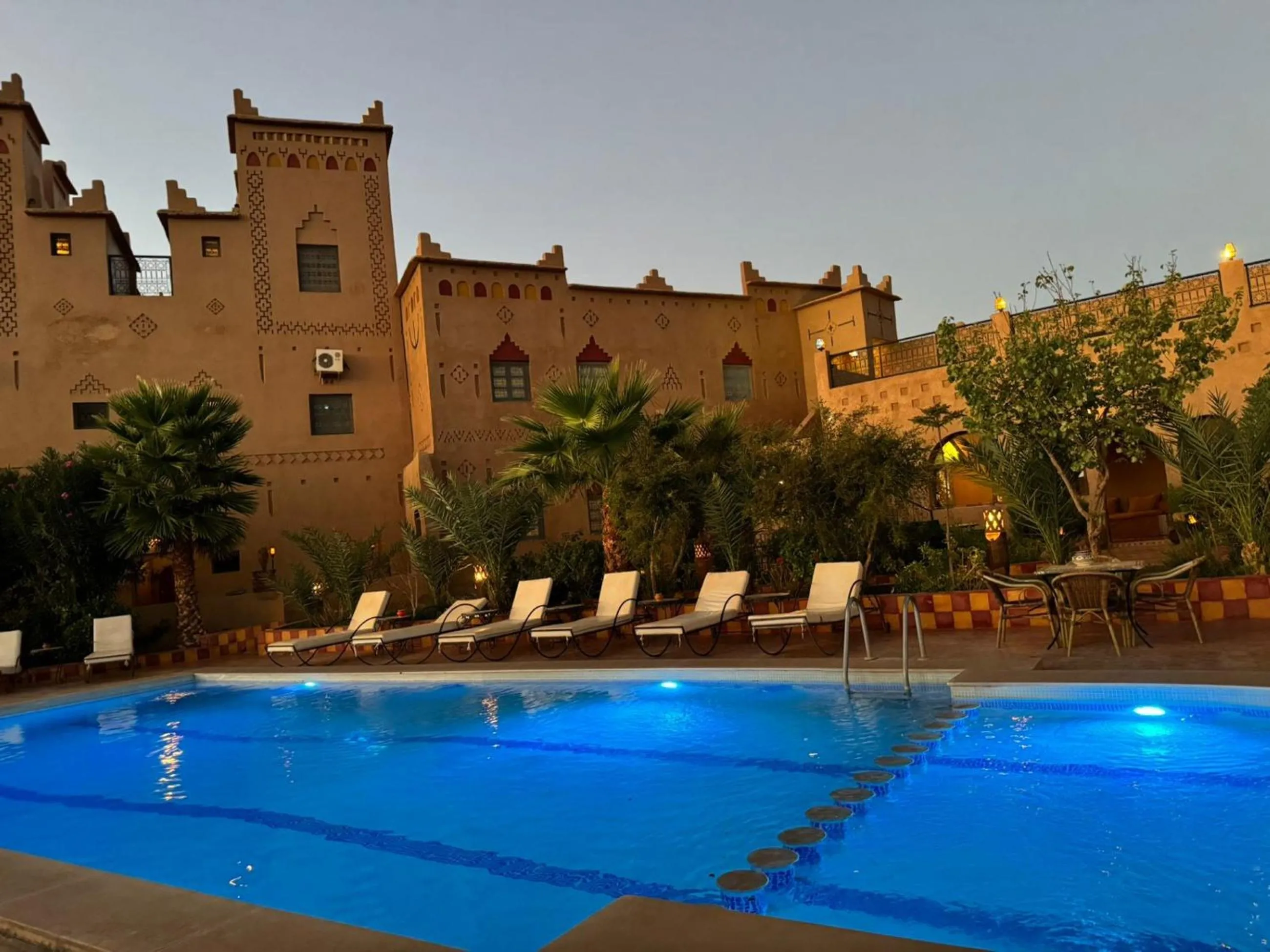 Garden view in Kasbah Ait BenHadda