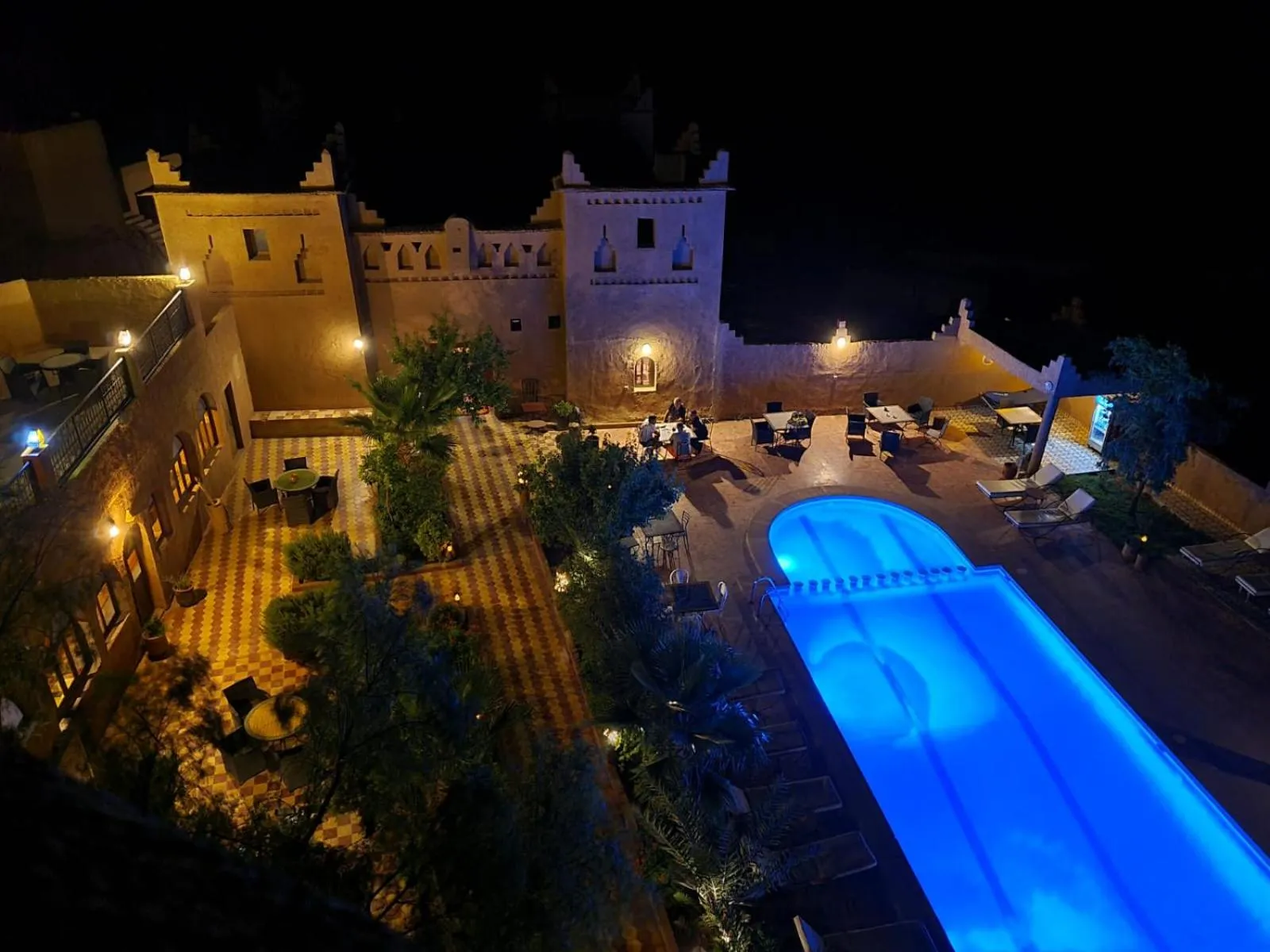 Pool view in Kasbah Ait BenHadda