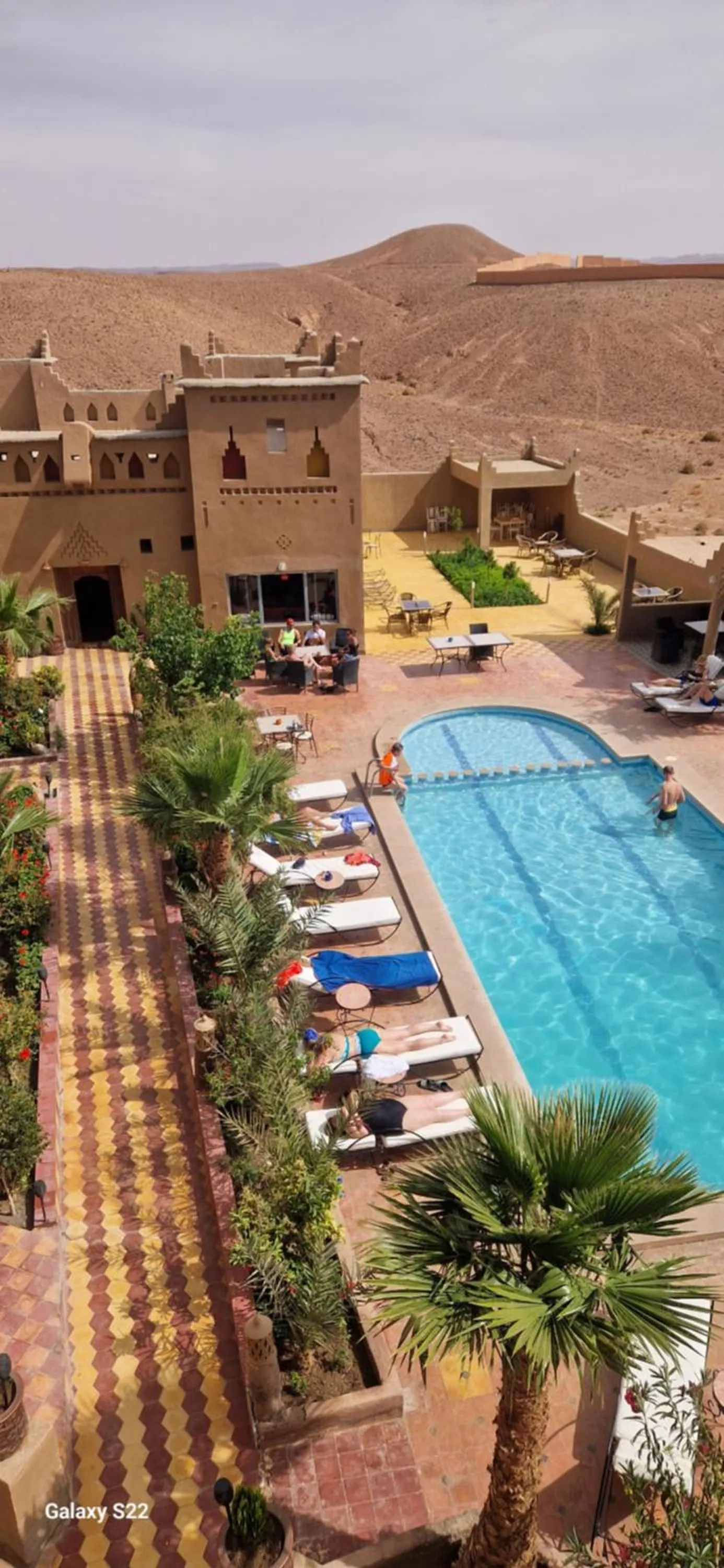 Swimming pool in Kasbah Ait BenHadda
