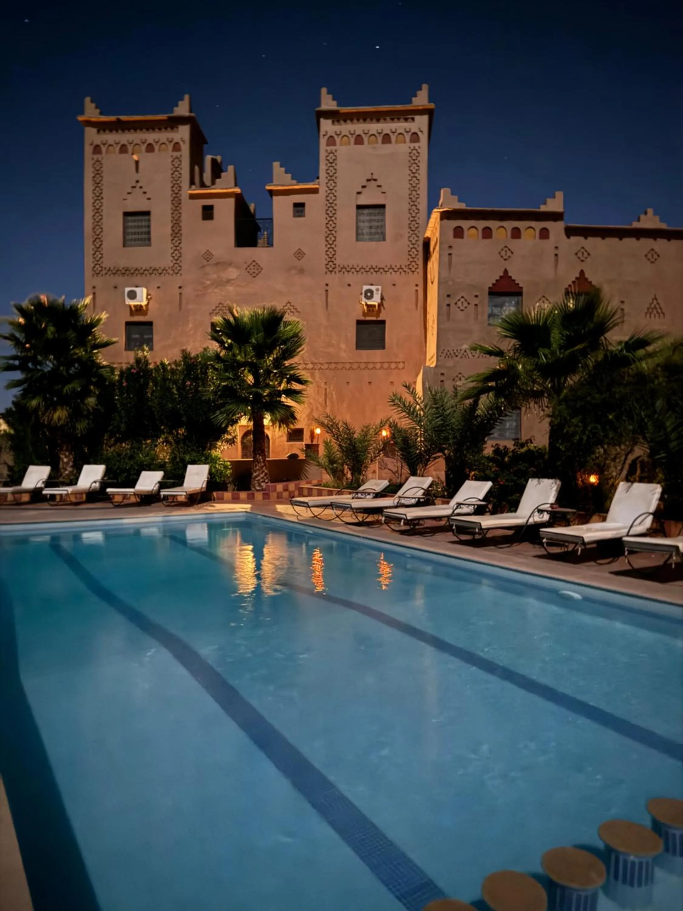 Pool view in Kasbah Ait BenHadda