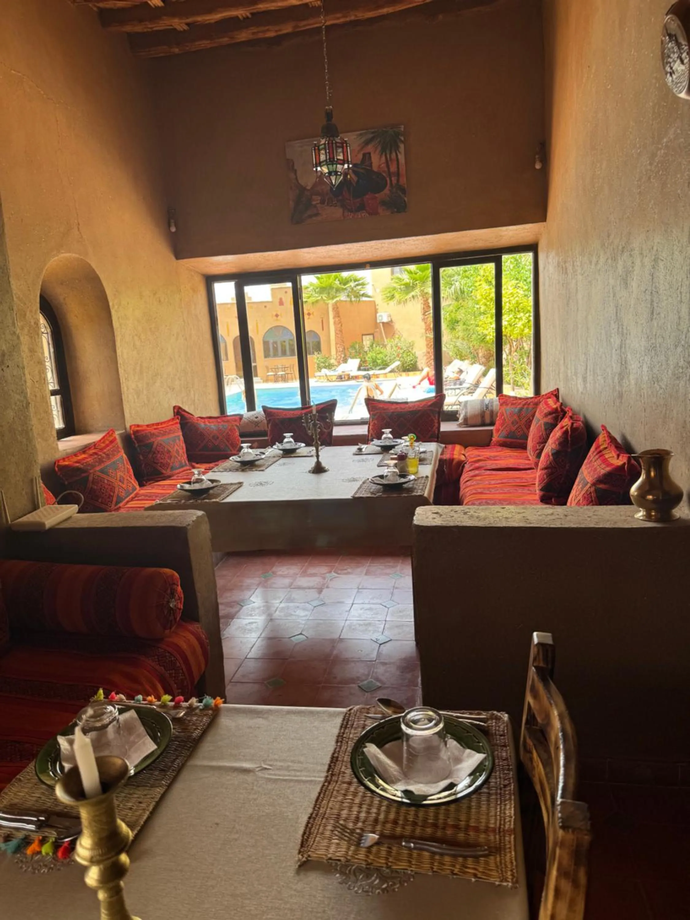 Living room in Kasbah Ait BenHadda