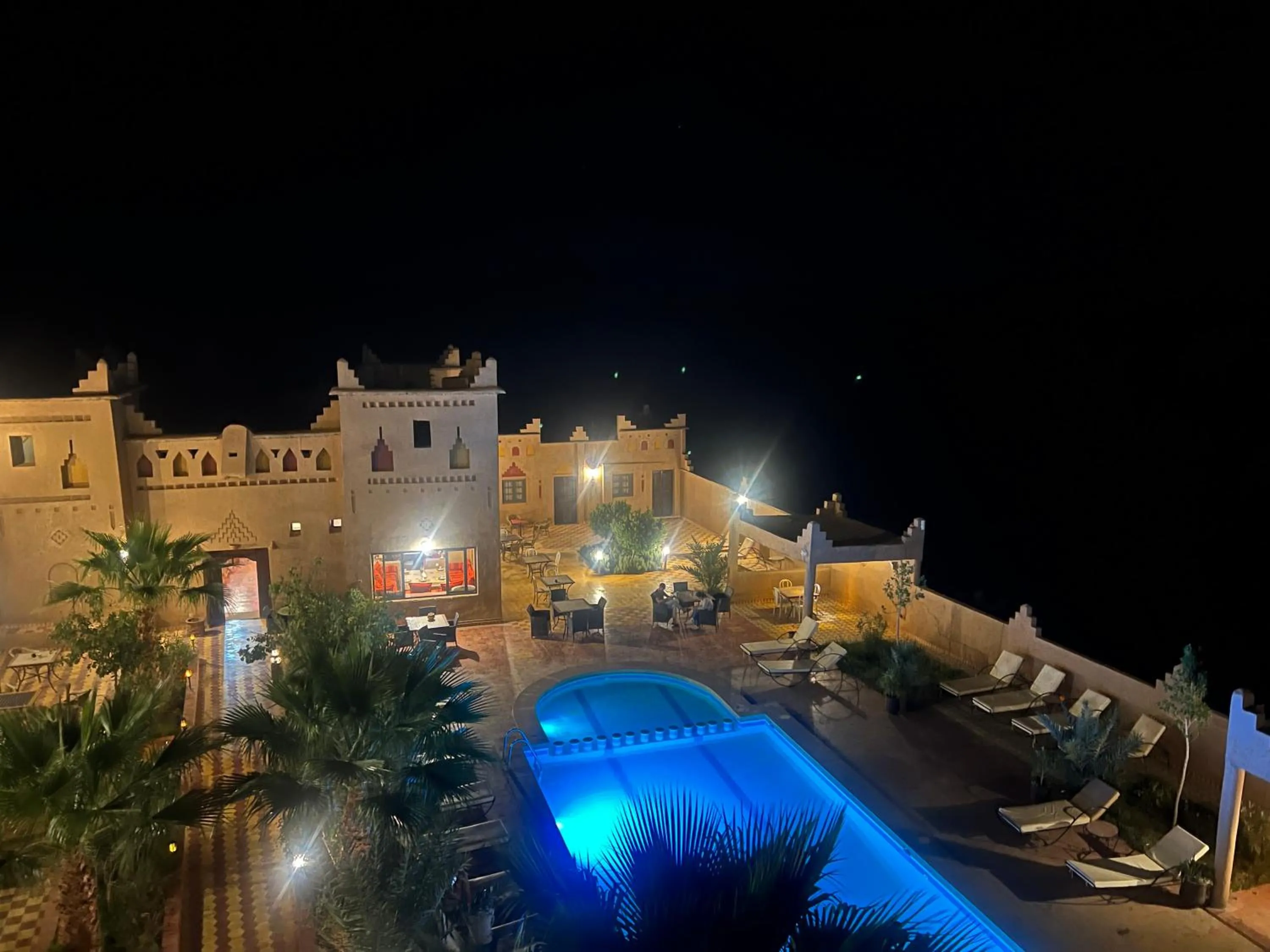 Pool view in Kasbah Ait BenHadda