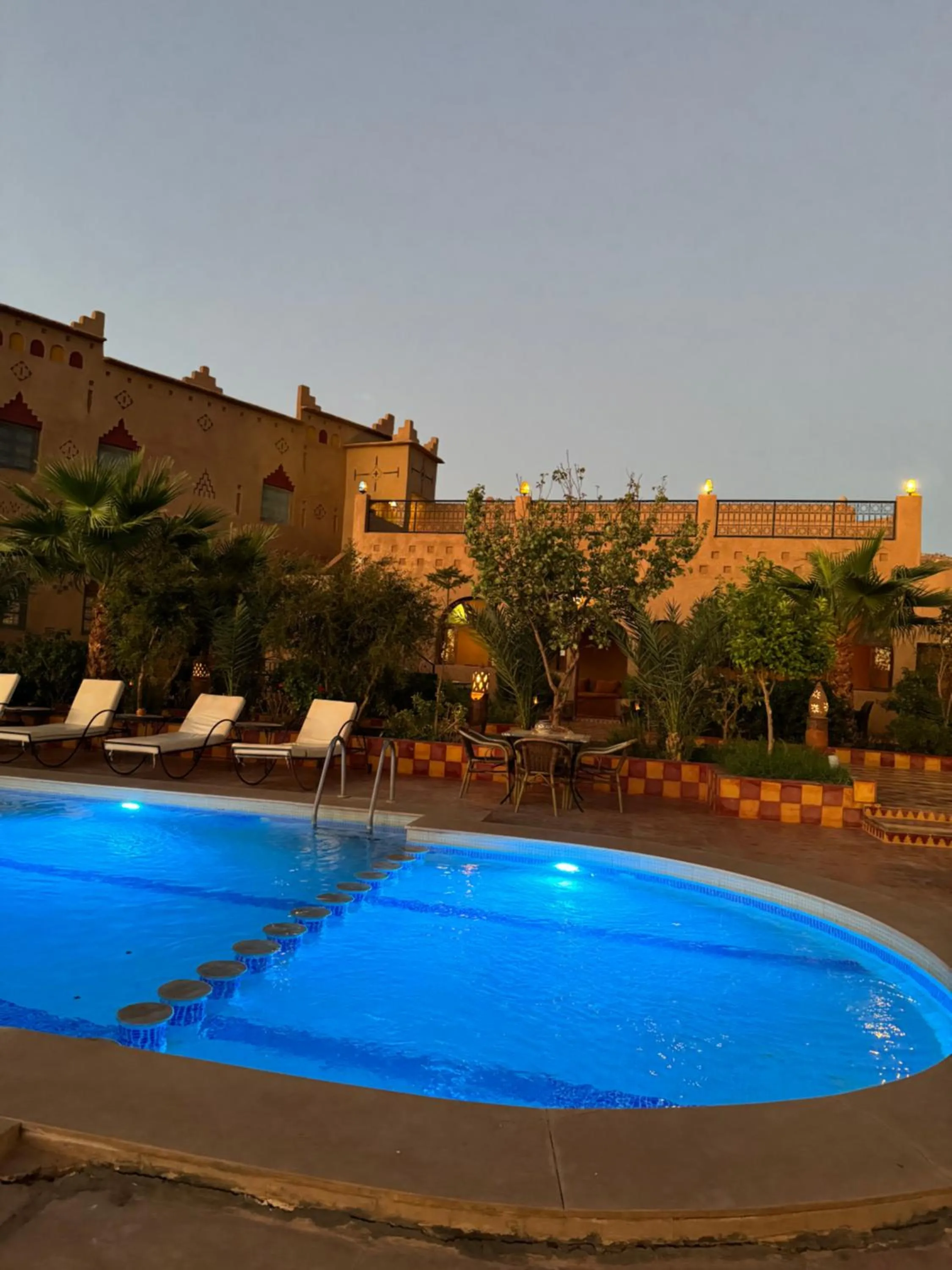 Swimming pool in Kasbah Ait BenHadda