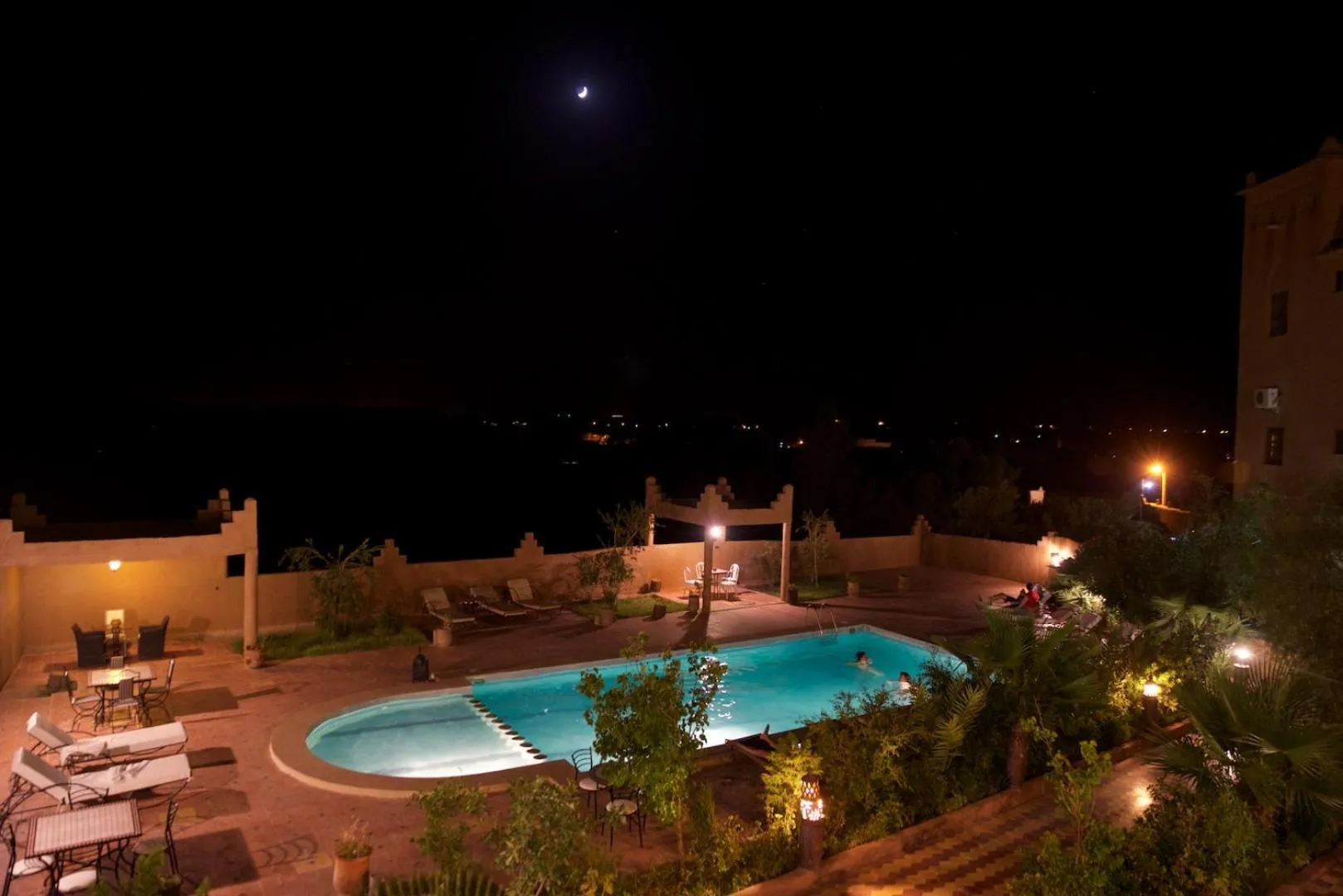 Pool view in Kasbah Ait BenHadda