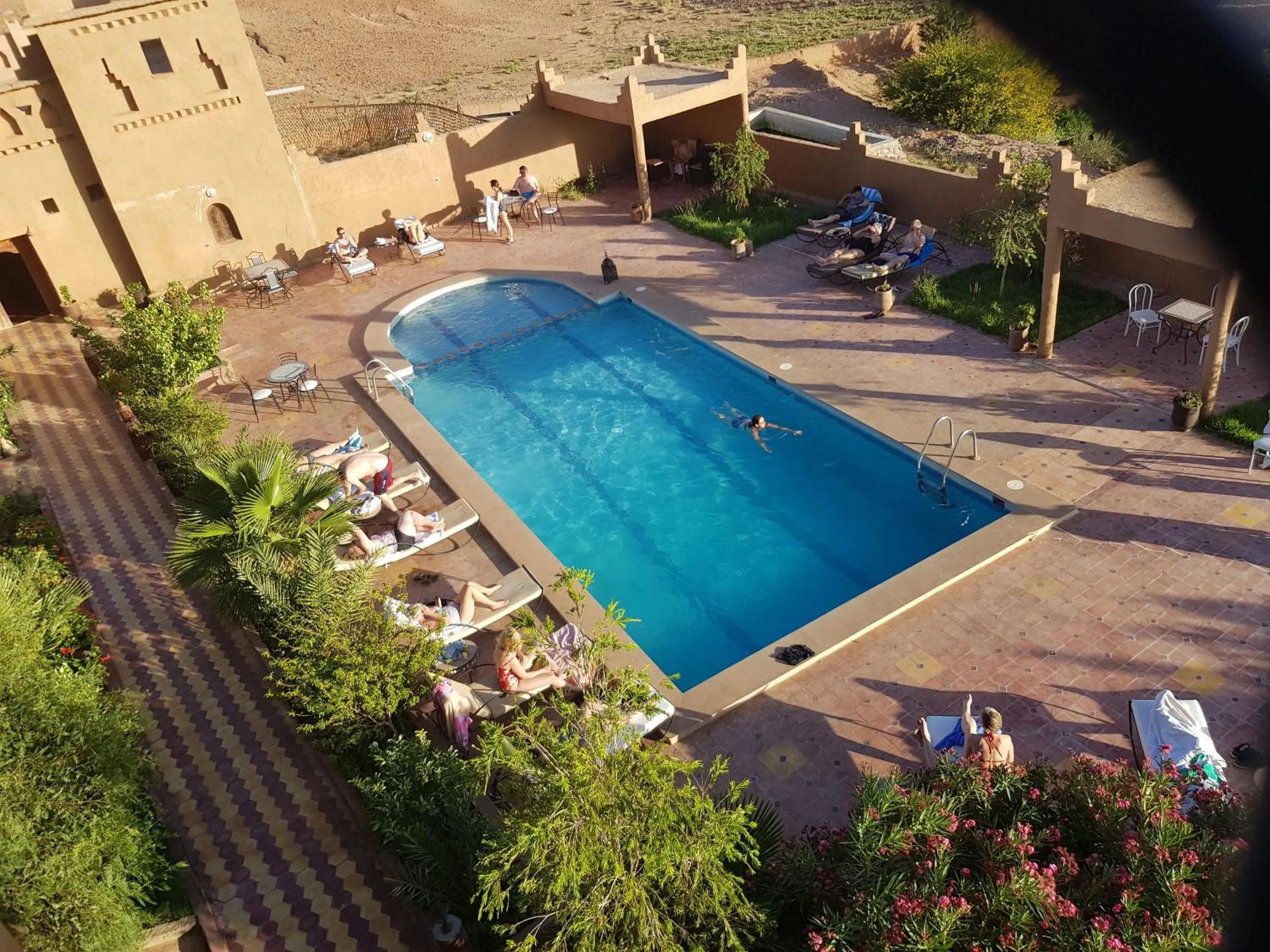 Bird's eye view in Kasbah Ait BenHadda