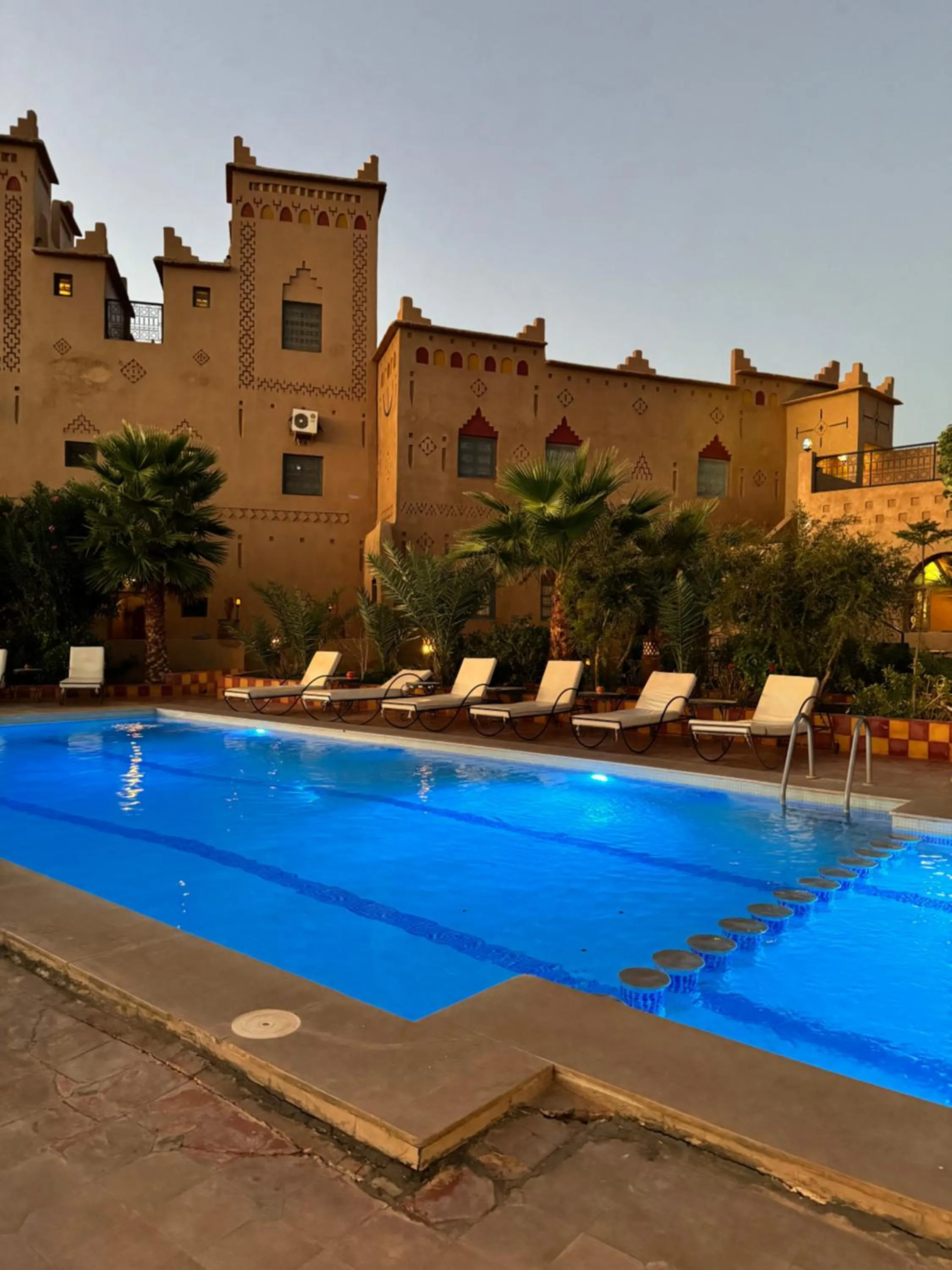 Swimming pool in Kasbah Ait BenHadda
