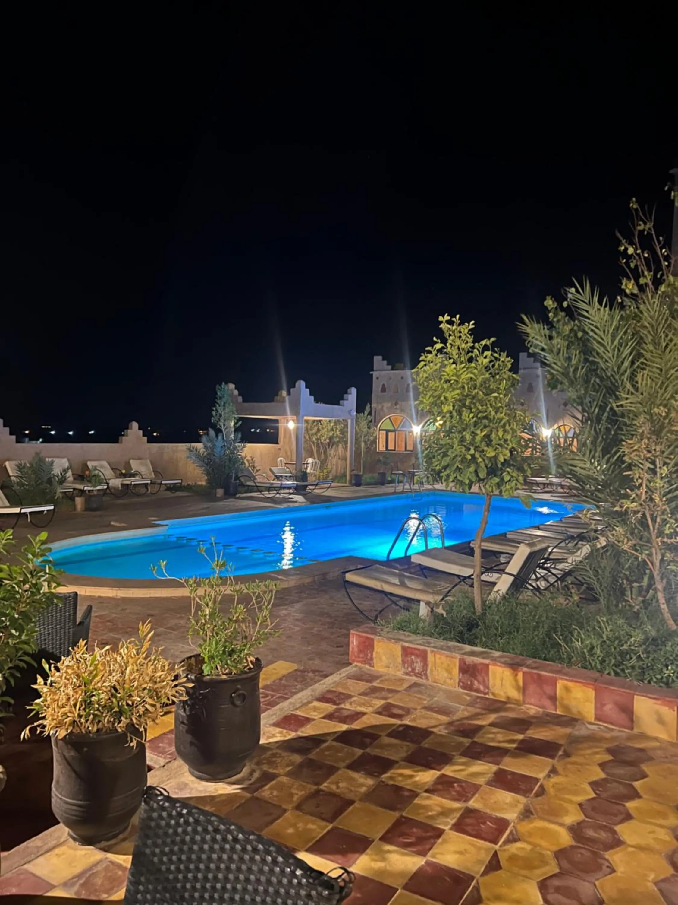 sunbed in Kasbah Ait BenHadda