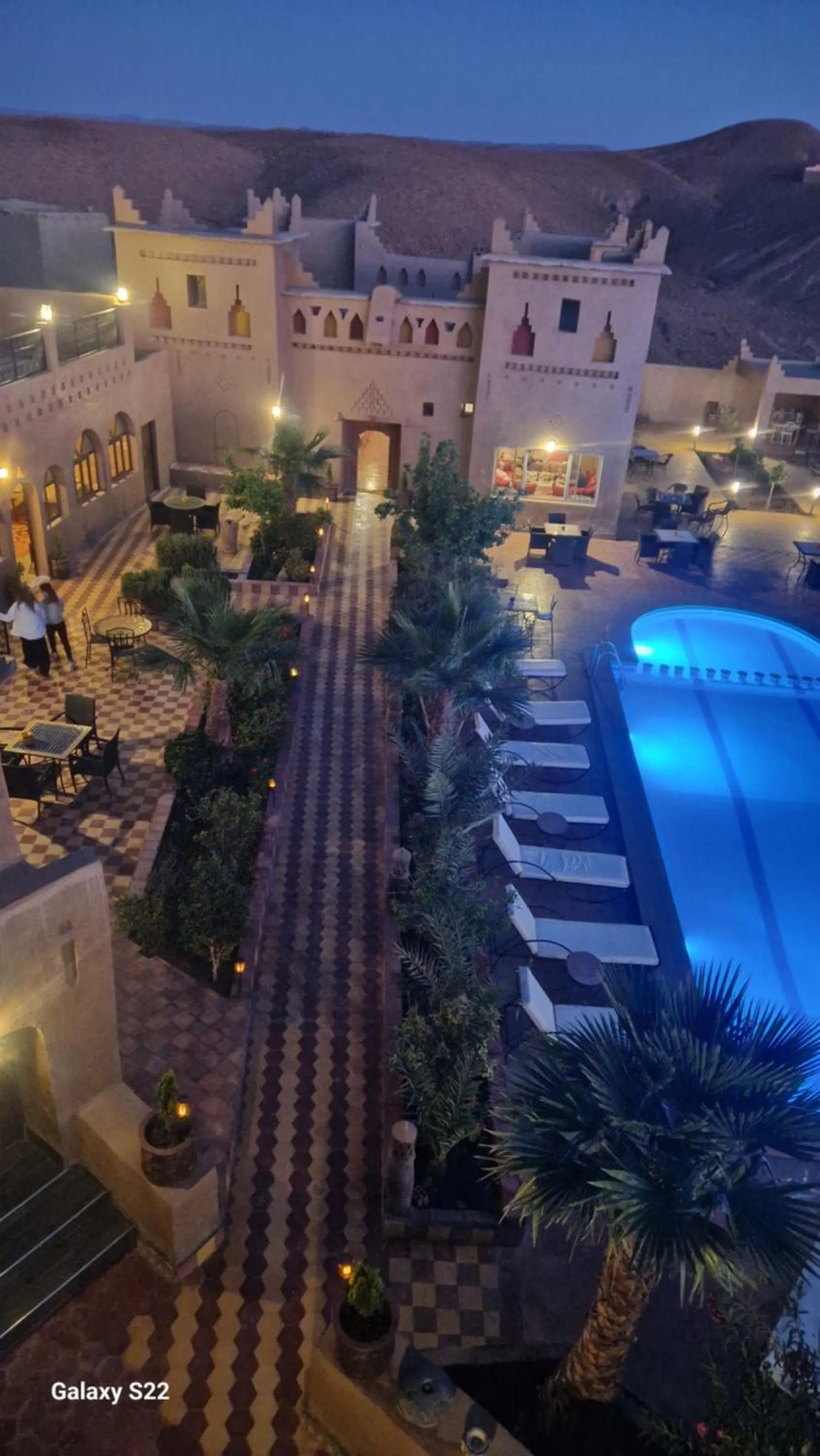 Swimming pool in Kasbah Ait BenHadda