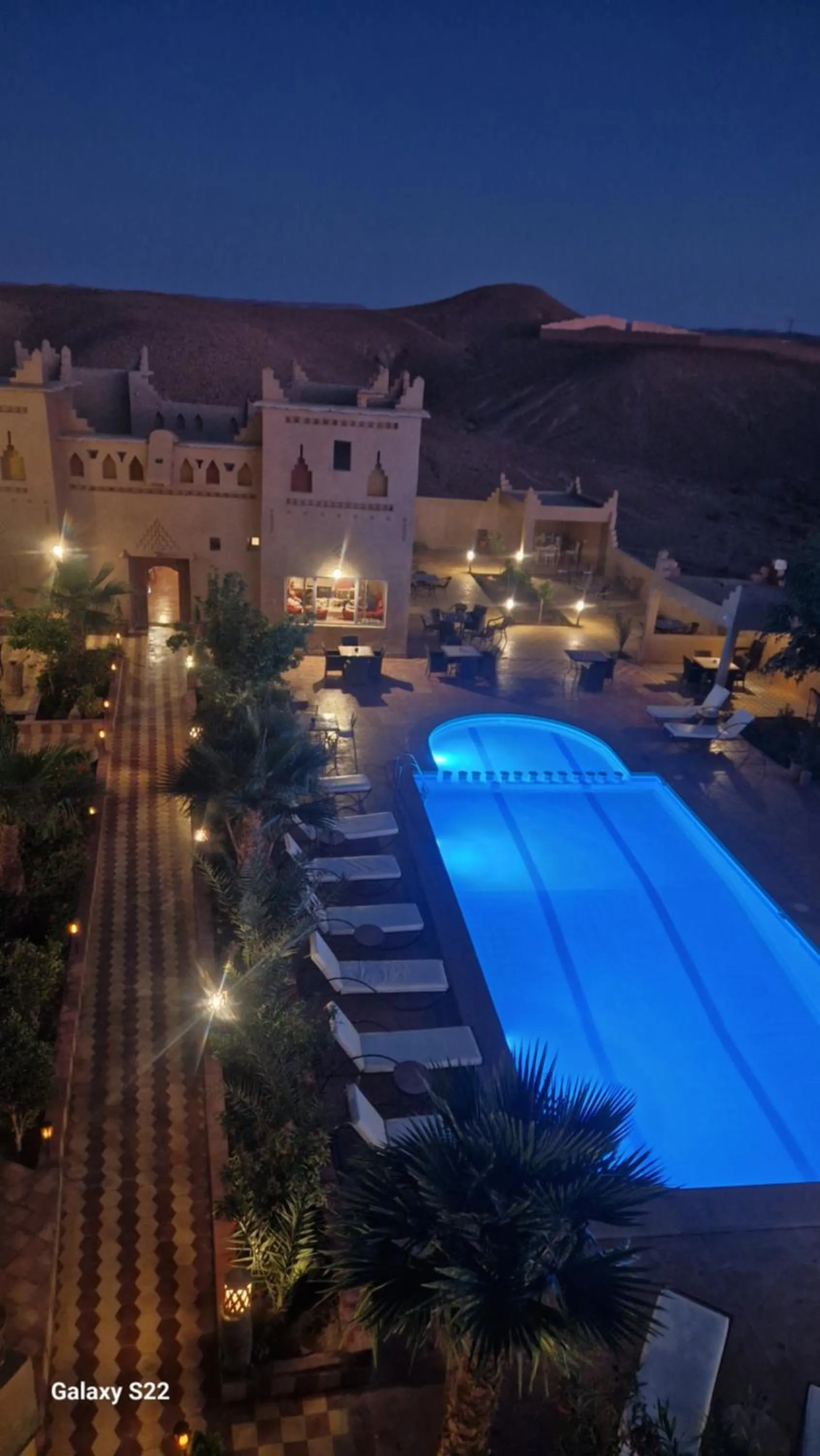 Swimming pool in Kasbah Ait BenHadda