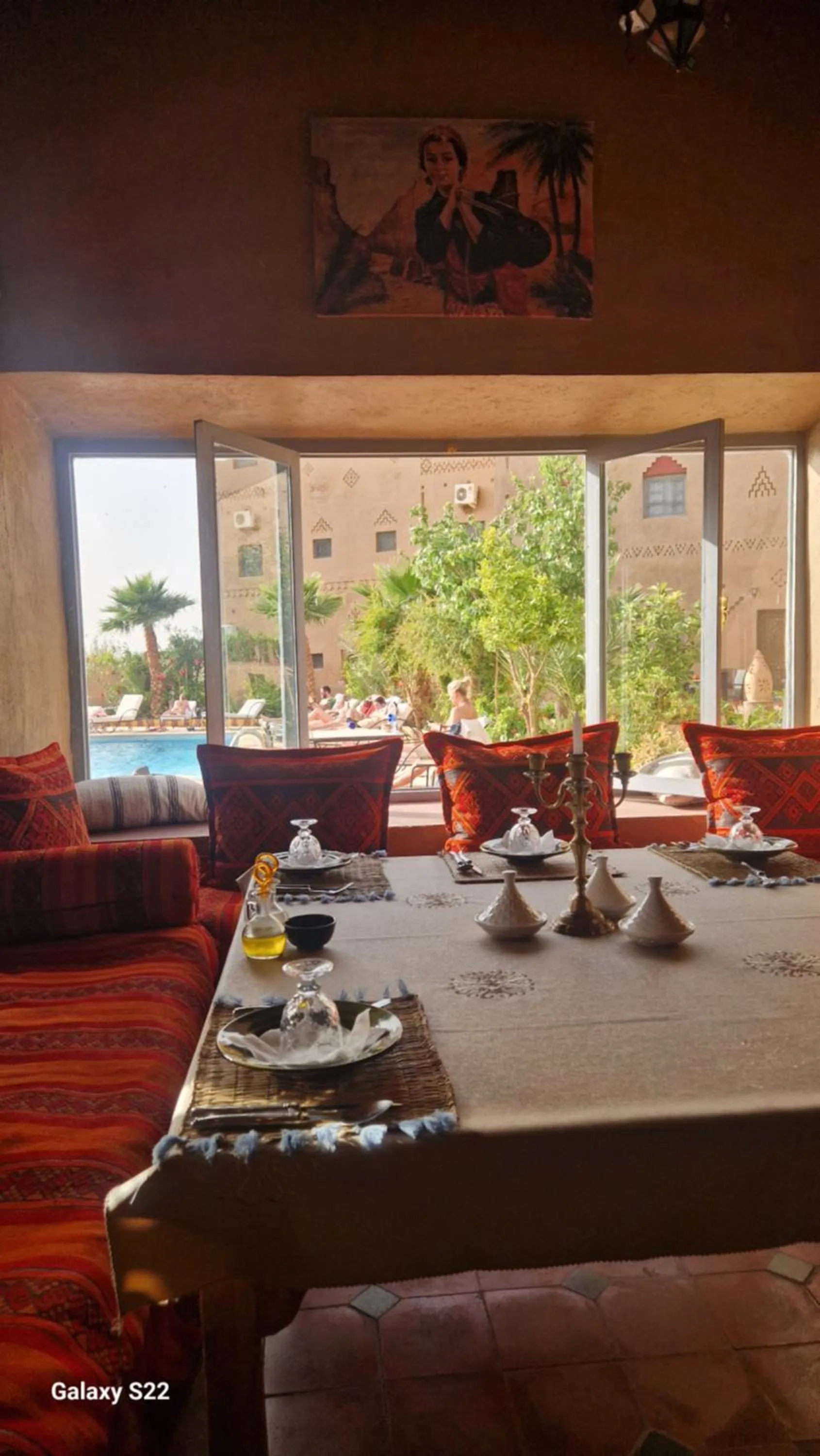 Living room in Kasbah Ait BenHadda