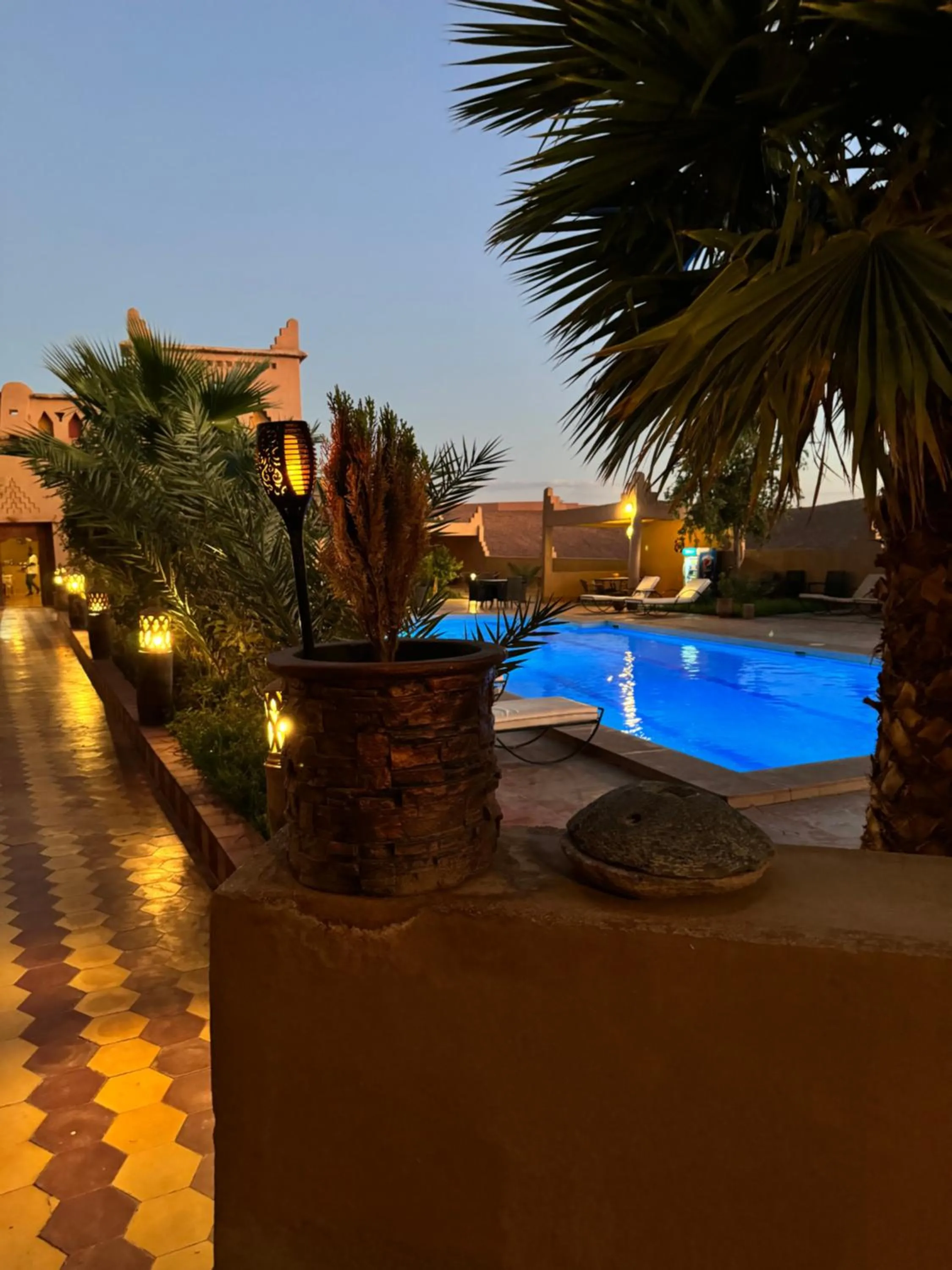 Swimming pool in Kasbah Ait BenHadda