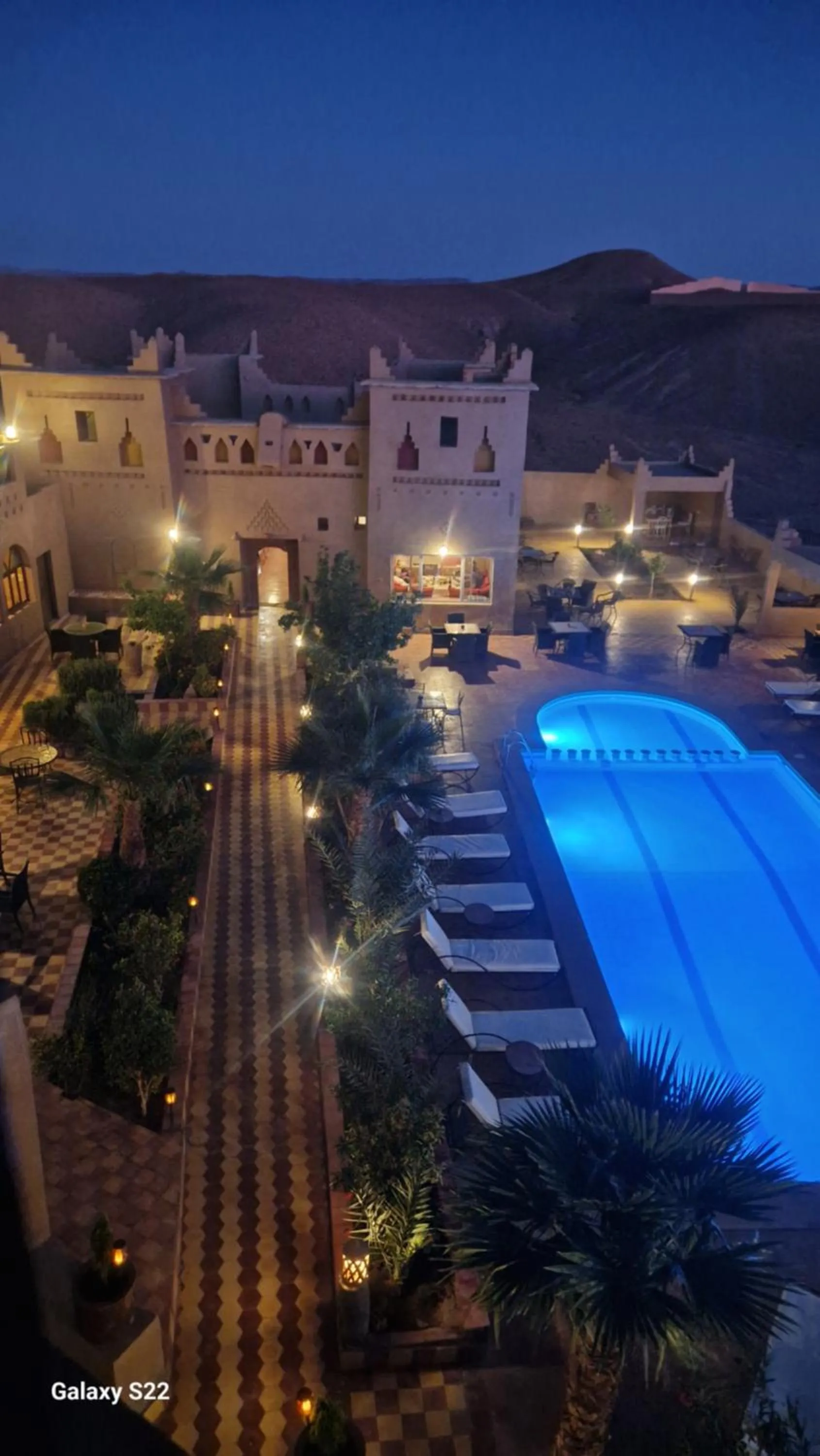 Swimming pool in Kasbah Ait BenHadda
