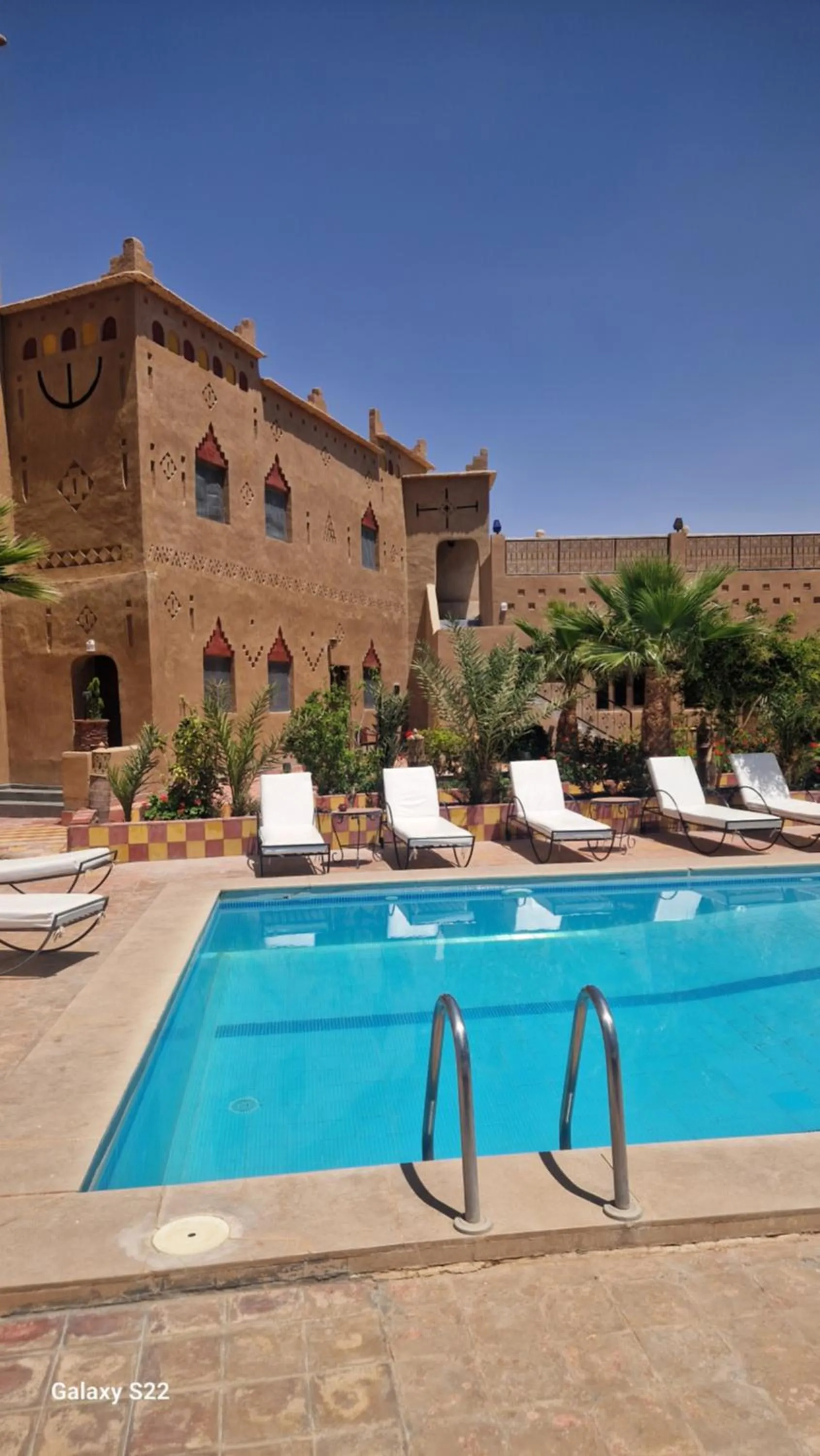 Pool view in Kasbah Ait BenHadda
