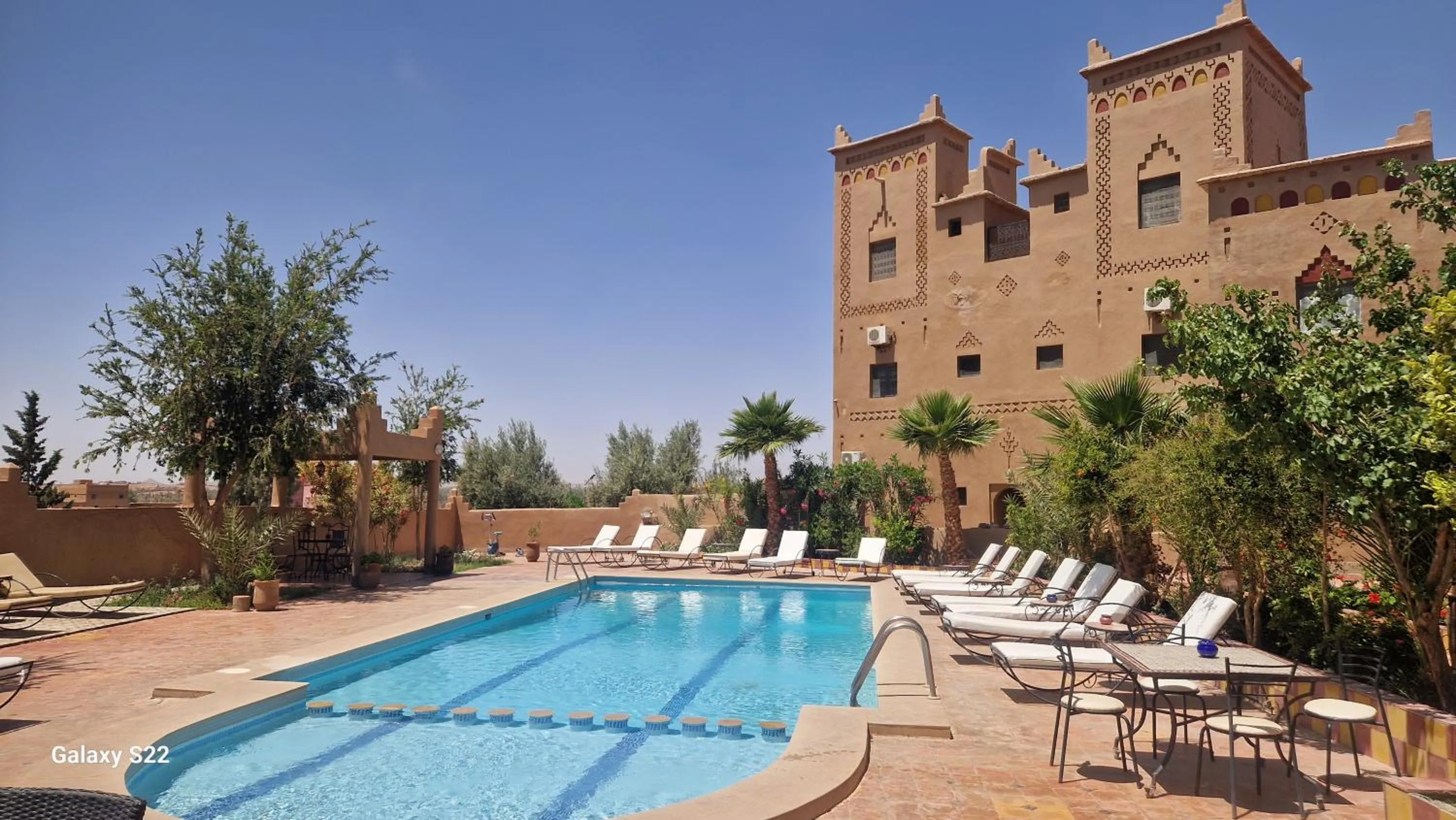 Pool view in Kasbah Ait BenHadda