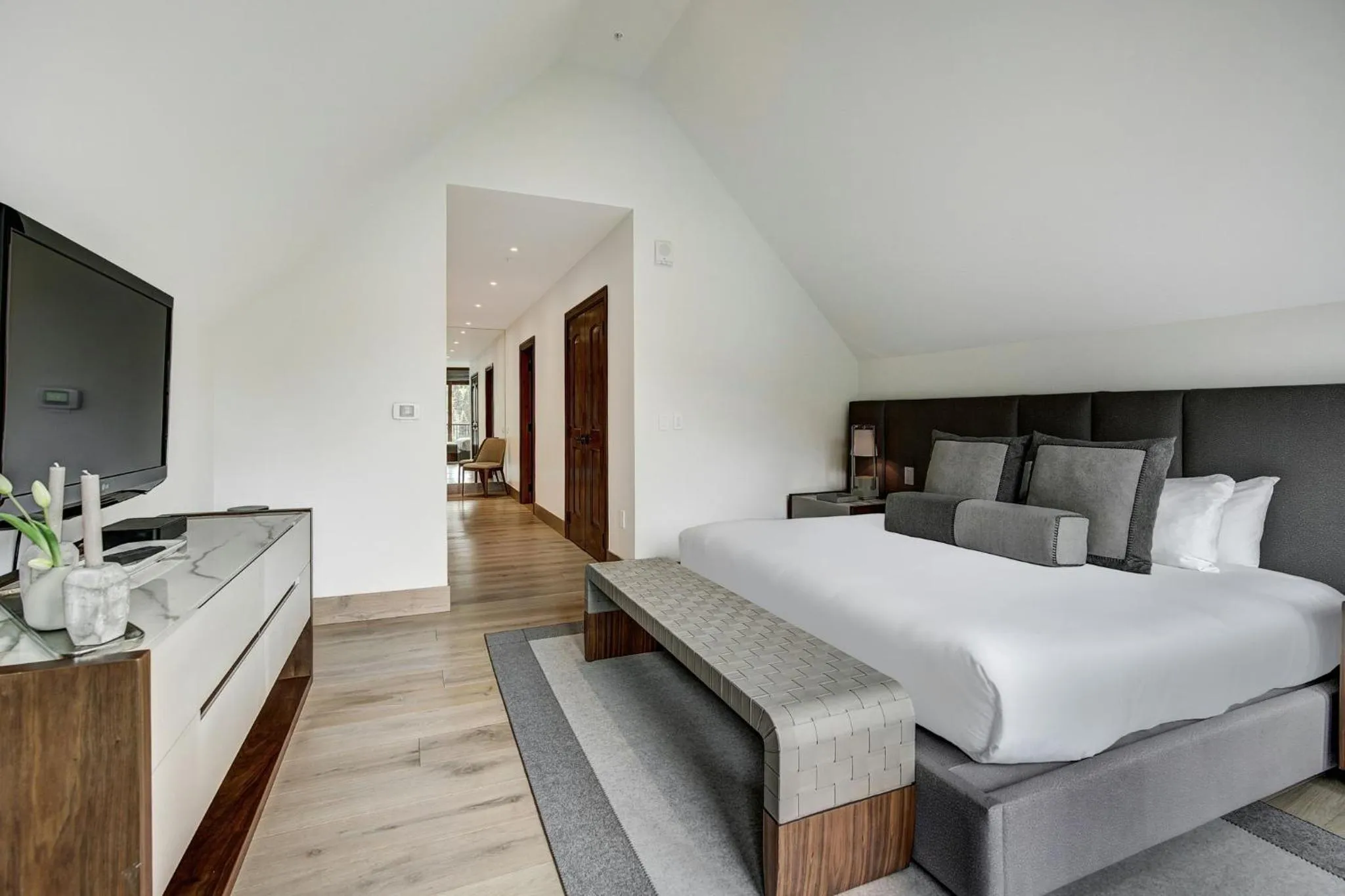 Bedroom, Bed in Legendary Lodging at the Ritz Carlton Residences Vail, A Vail Resorts Property