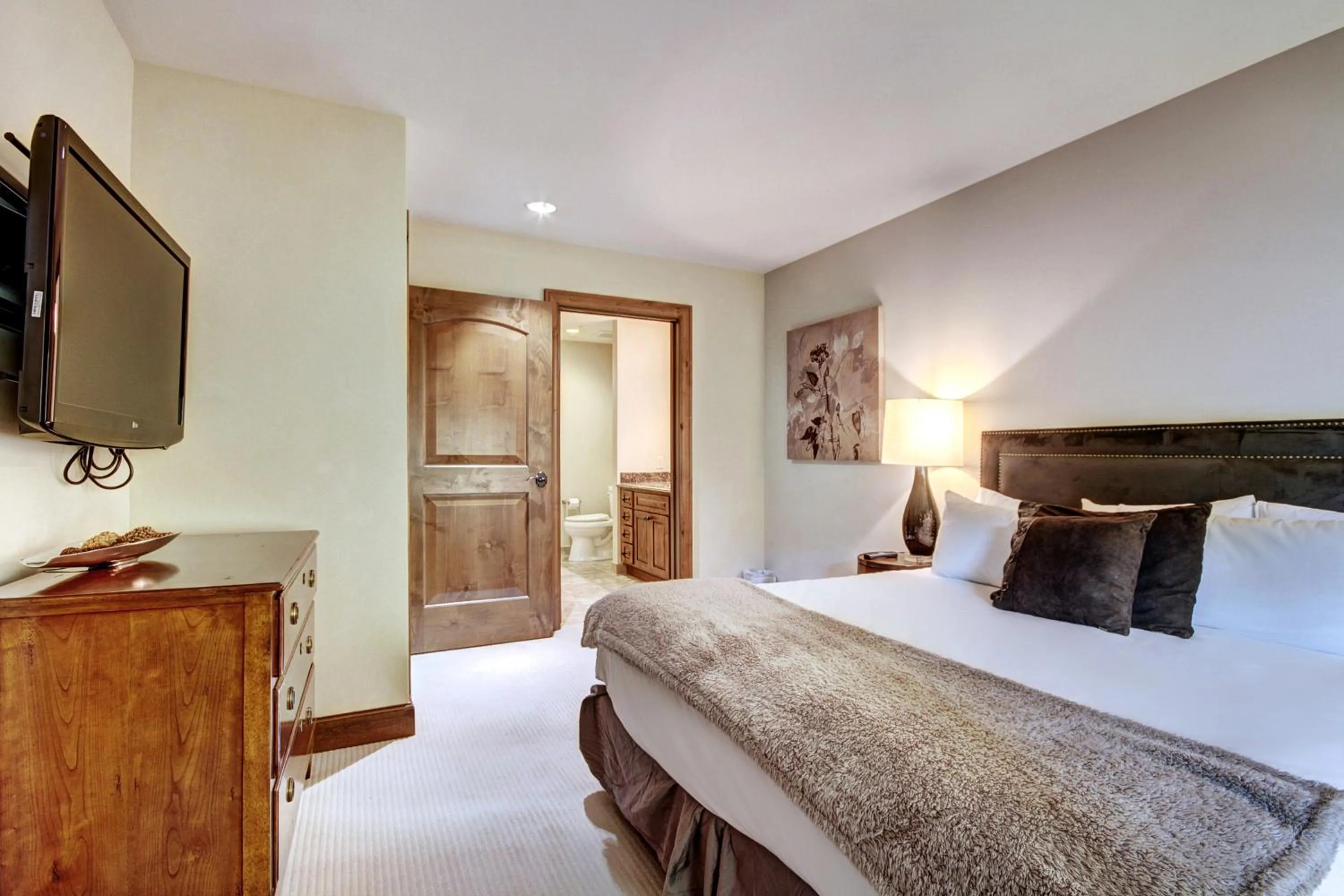 Bed in The Vail Collection at the Ritz Carlton Residences Vail