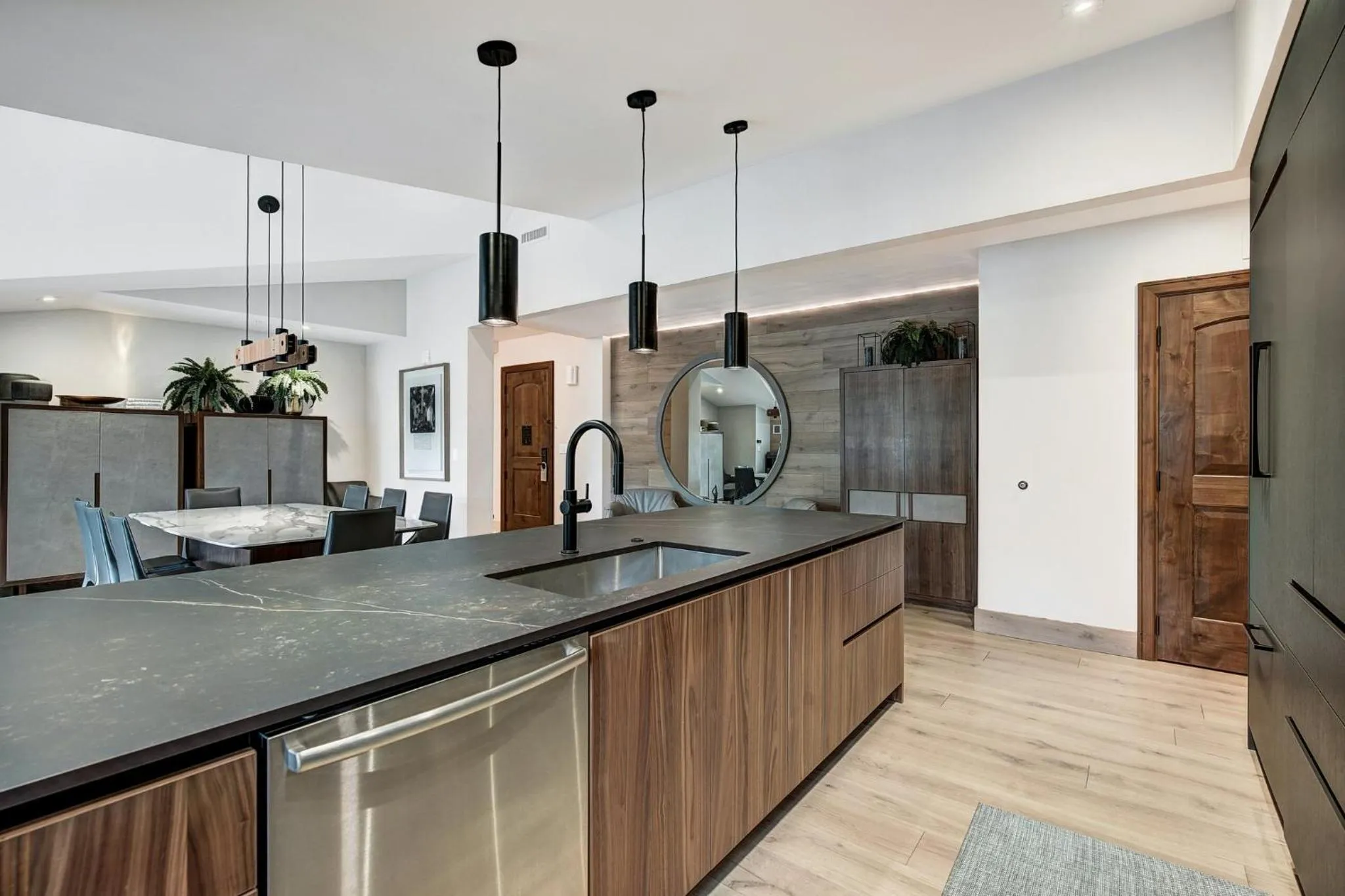 Communal kitchen in Legendary Lodging at the Ritz Carlton Residences Vail, A Vail Resorts Property