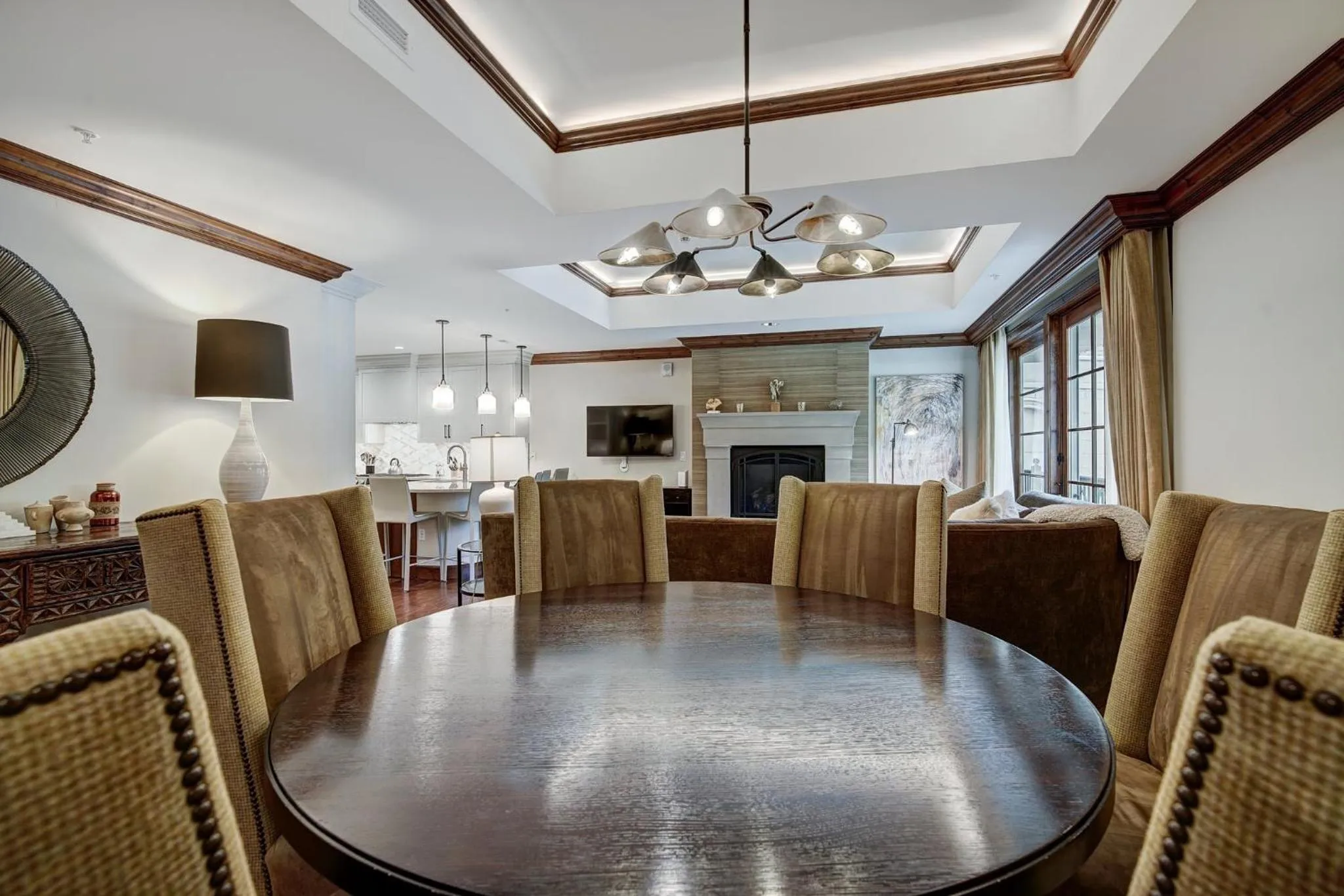 Living room in The Vail Collection at the Ritz Carlton Residences Vail