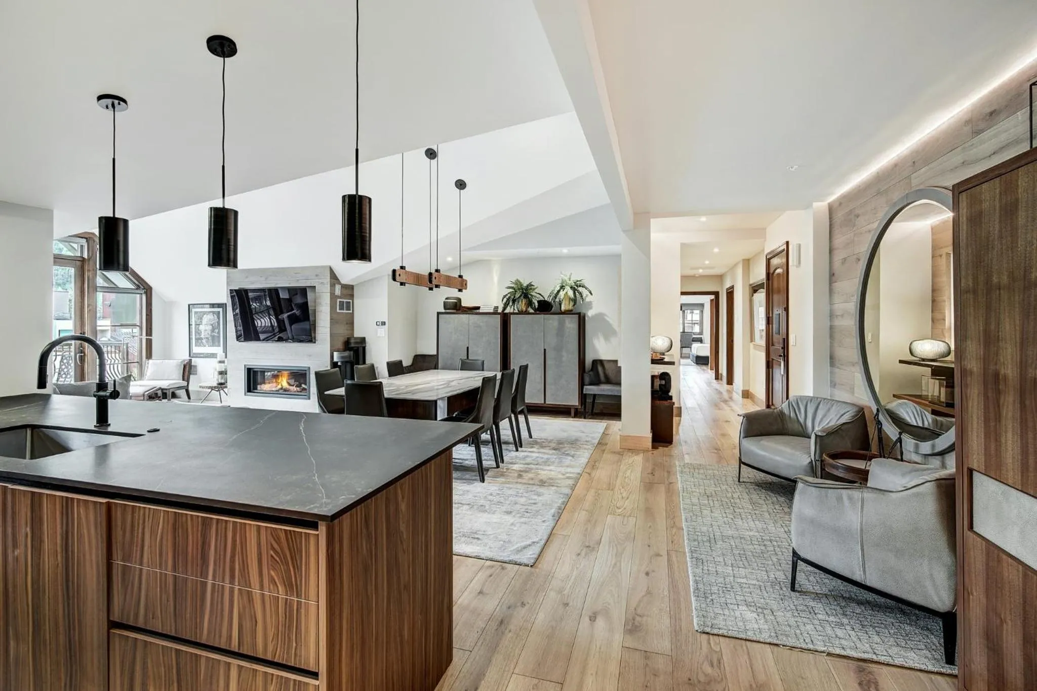 Living room in Legendary Lodging at the Ritz Carlton Residences Vail, A Vail Resorts Property