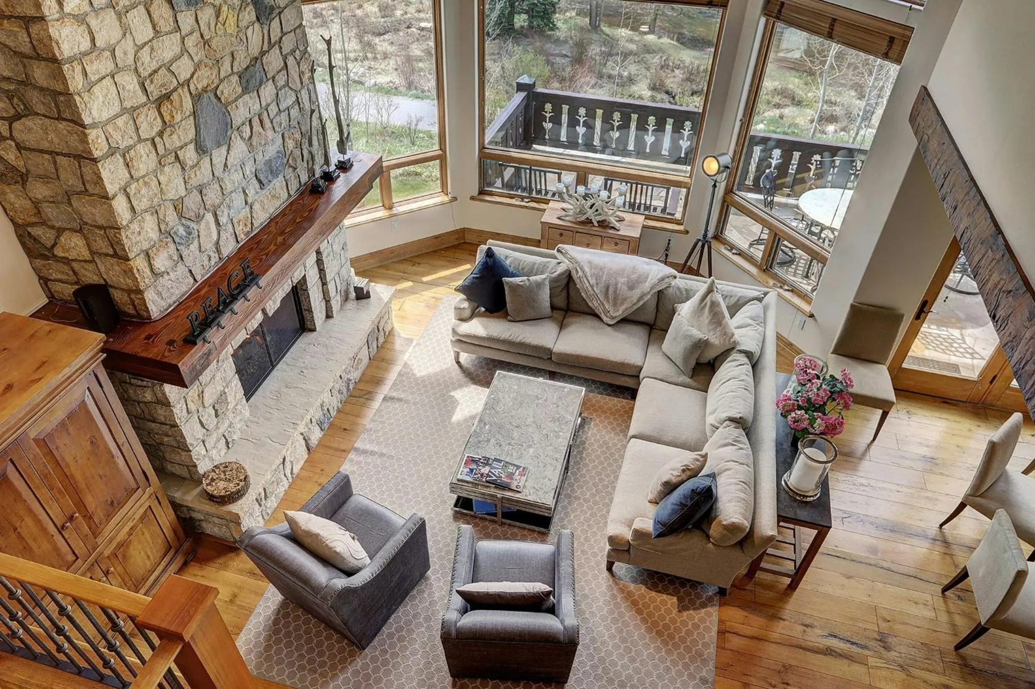 Living room in Legendary Lodging at the Ritz Carlton Residences Vail, A Vail Resorts Property
