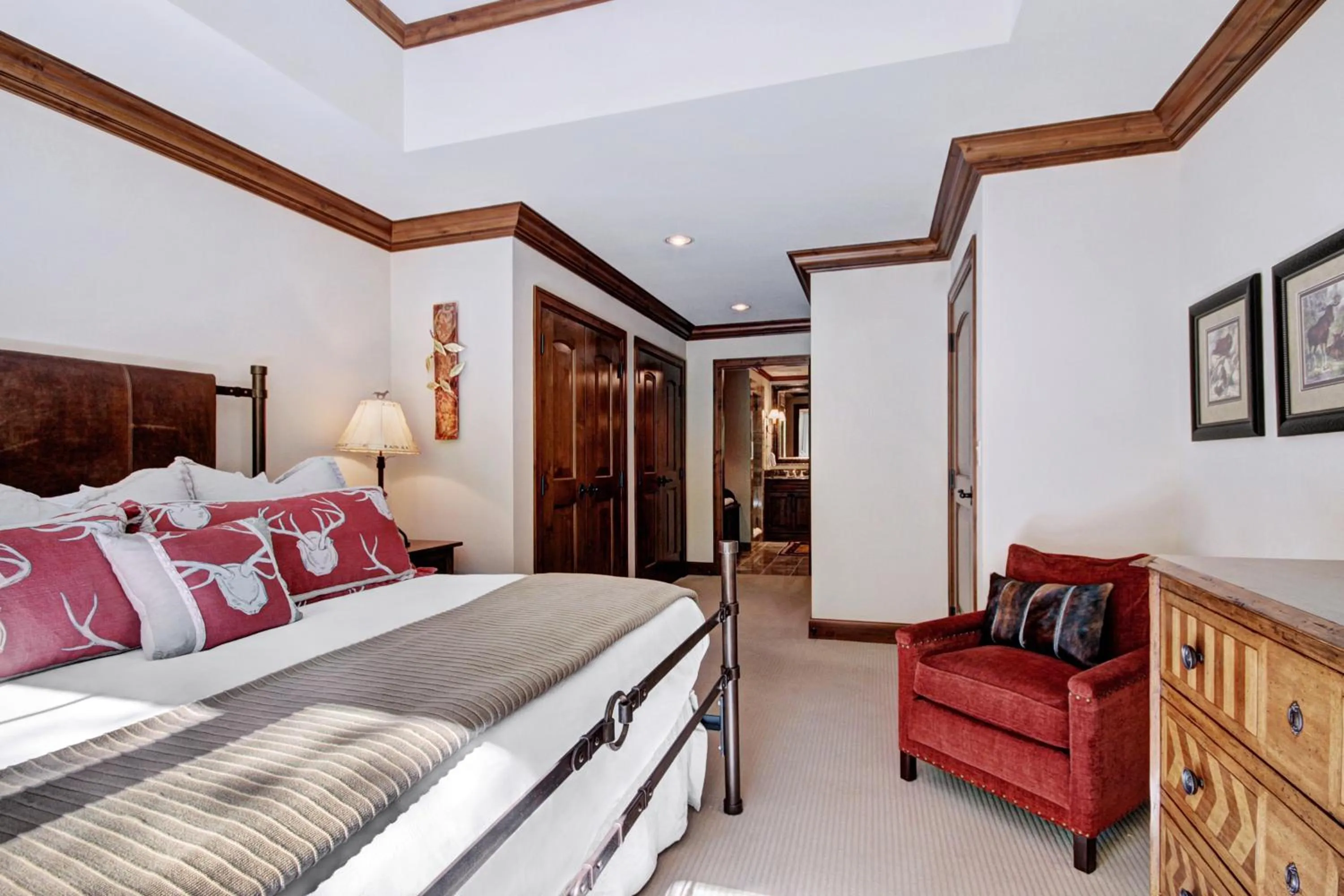 Bed in The Vail Collection at the Ritz Carlton Residences Vail