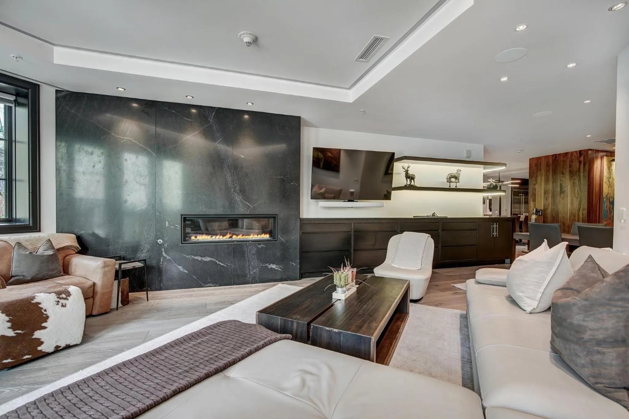 Living room in The Vail Collection at the Ritz Carlton Residences Vail