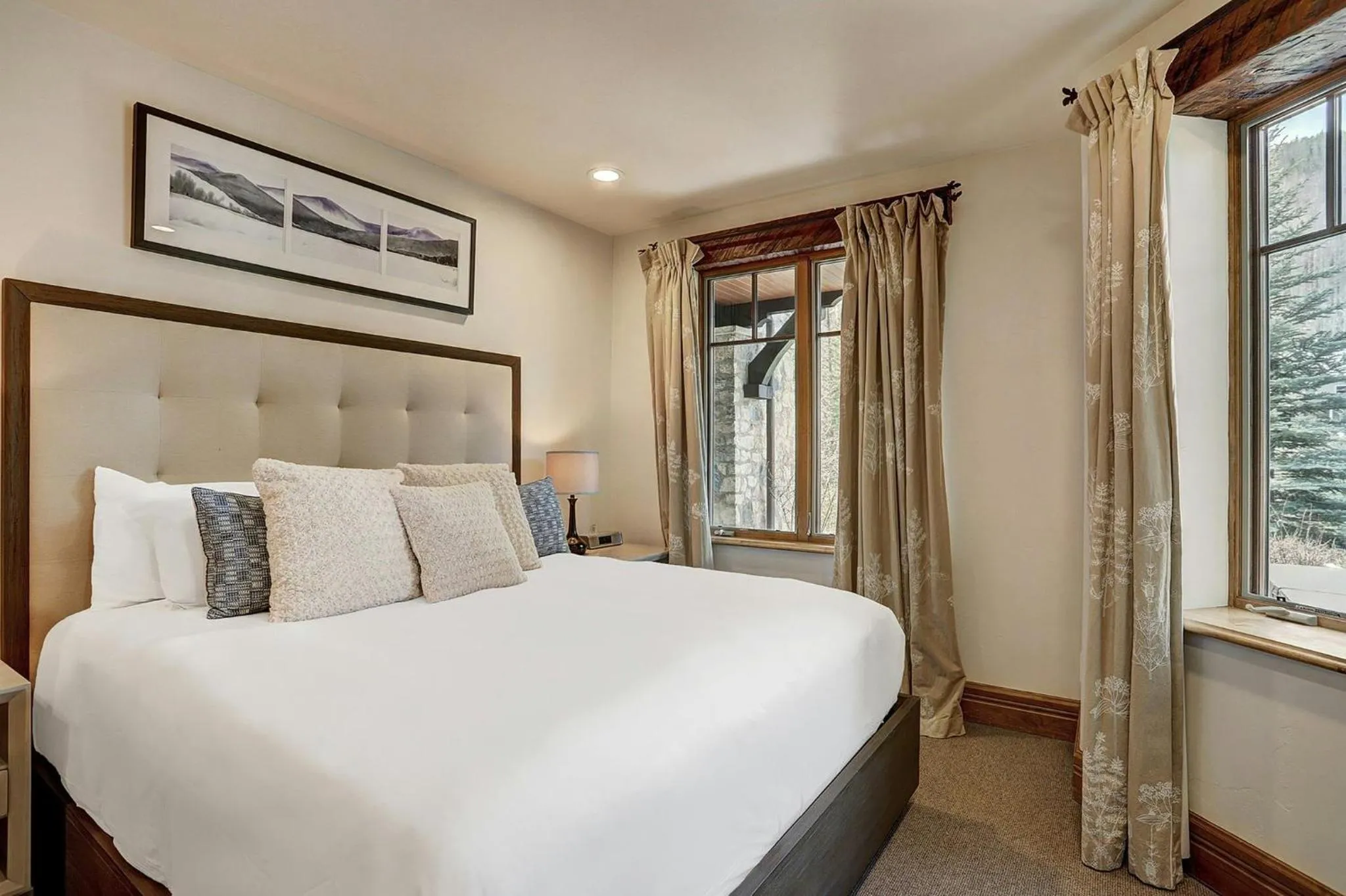 Bedroom, Bed in Legendary Lodging at the Ritz Carlton Residences Vail, A Vail Resorts Property