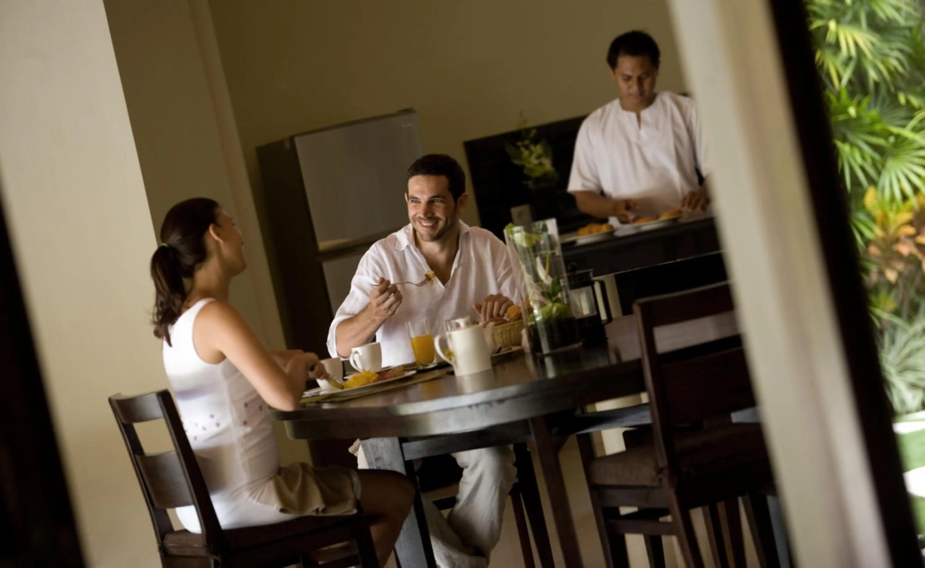 Dining area in The Kunja Villa-Hotel