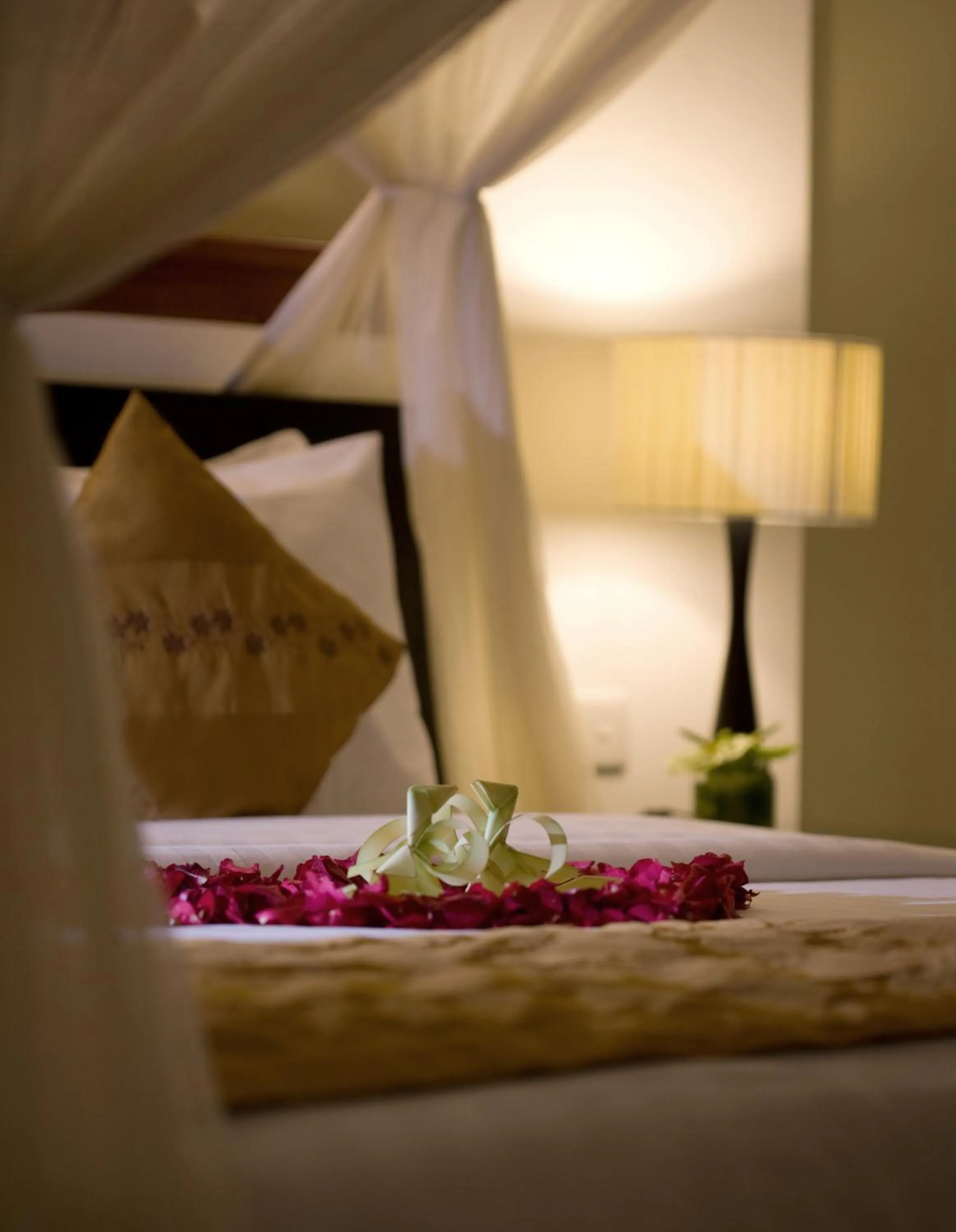 Bed in The Kunja Villa-Hotel