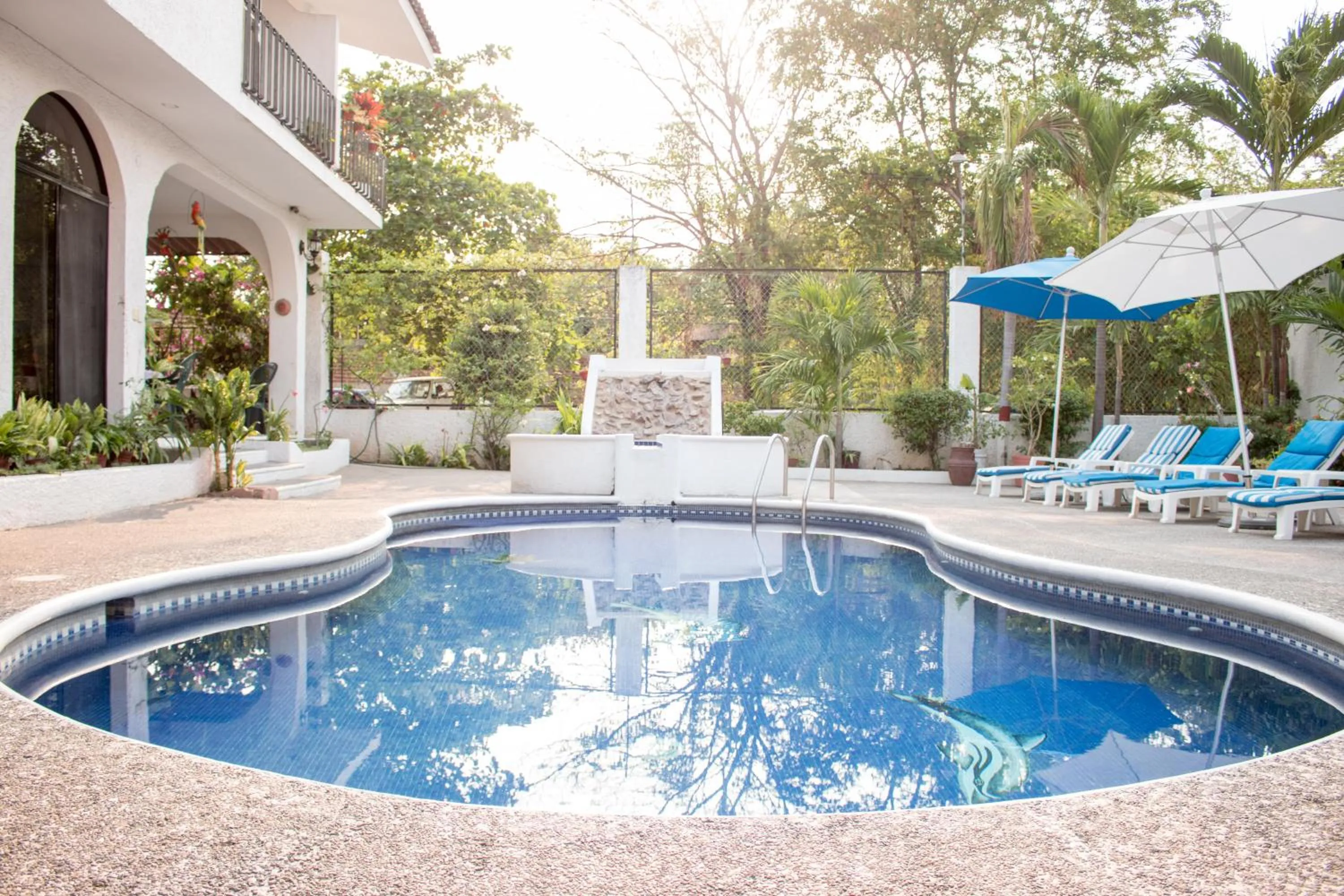 Pool view in Villas Mercedes