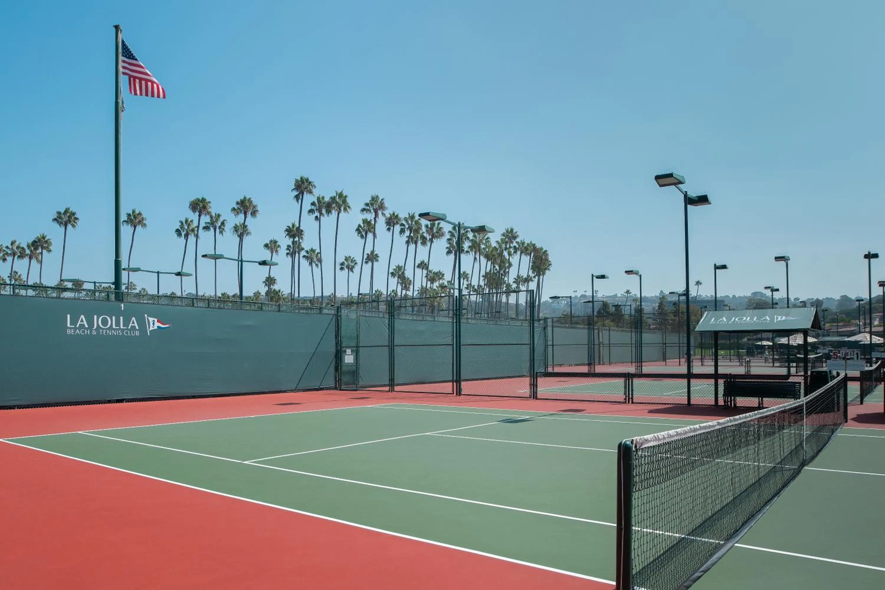 Tennis court in La Jolla Beach & Tennis Club