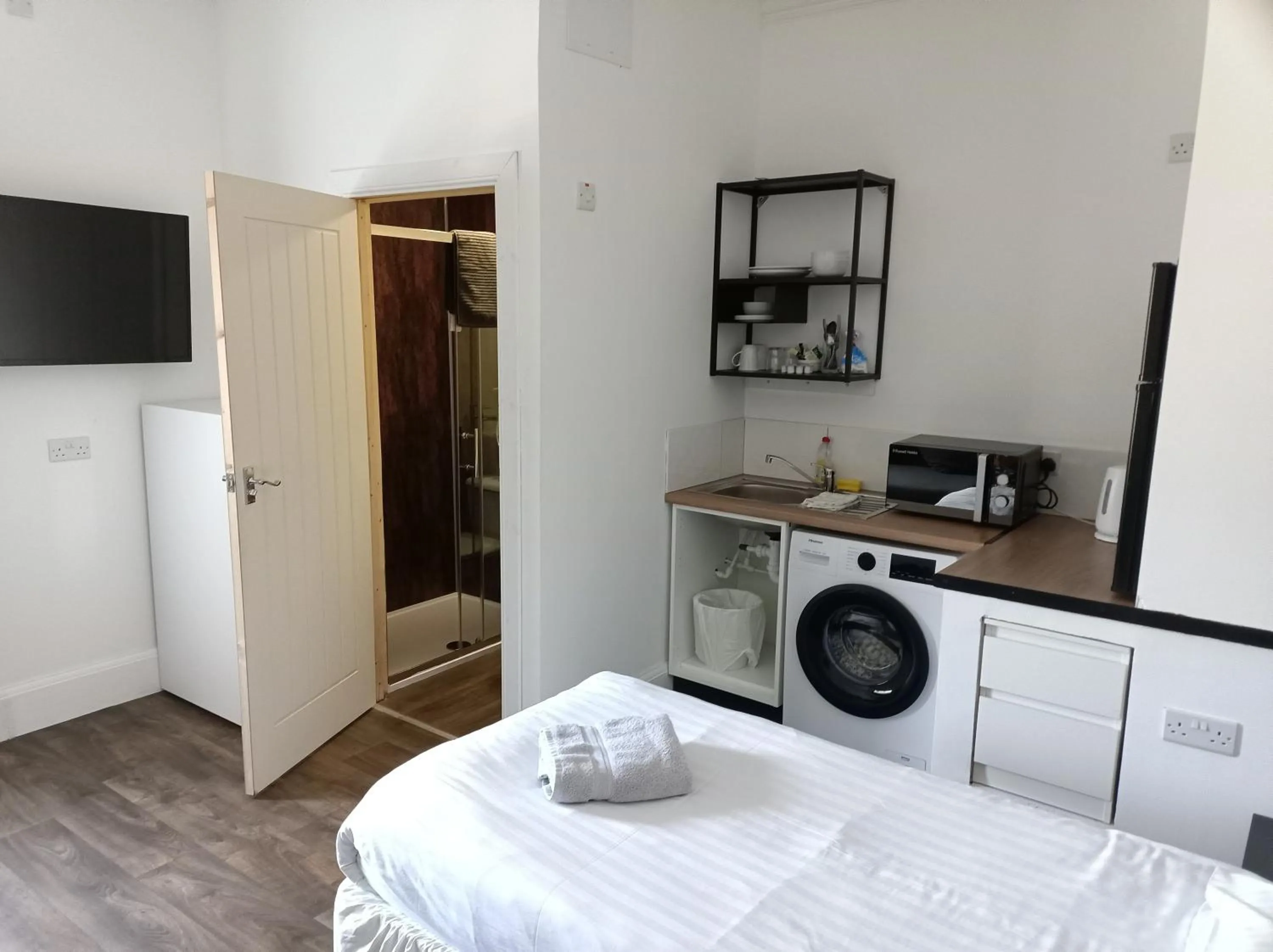 Bed in The Townhouse Accommodation