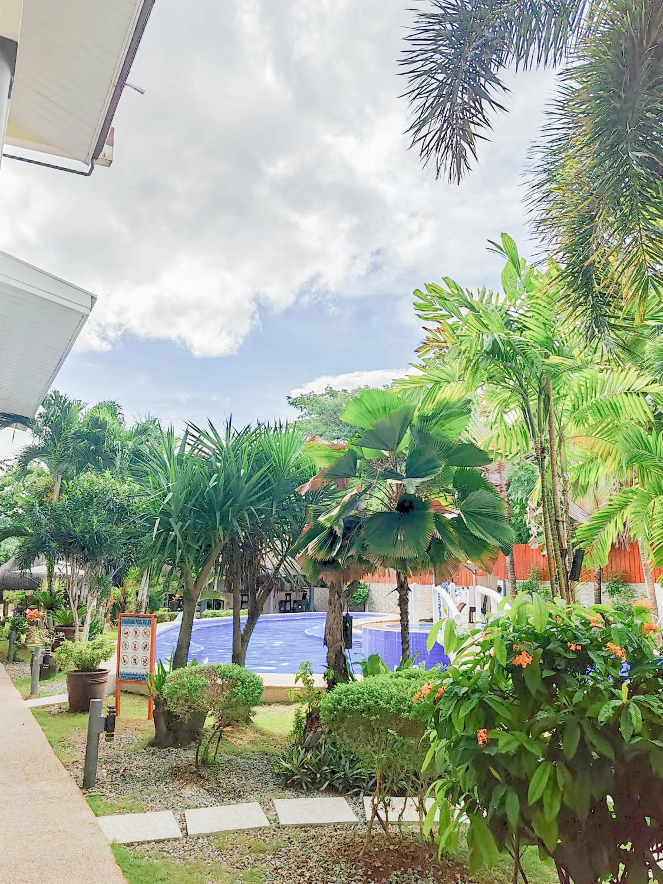 Garden view in Alona Northland Resort