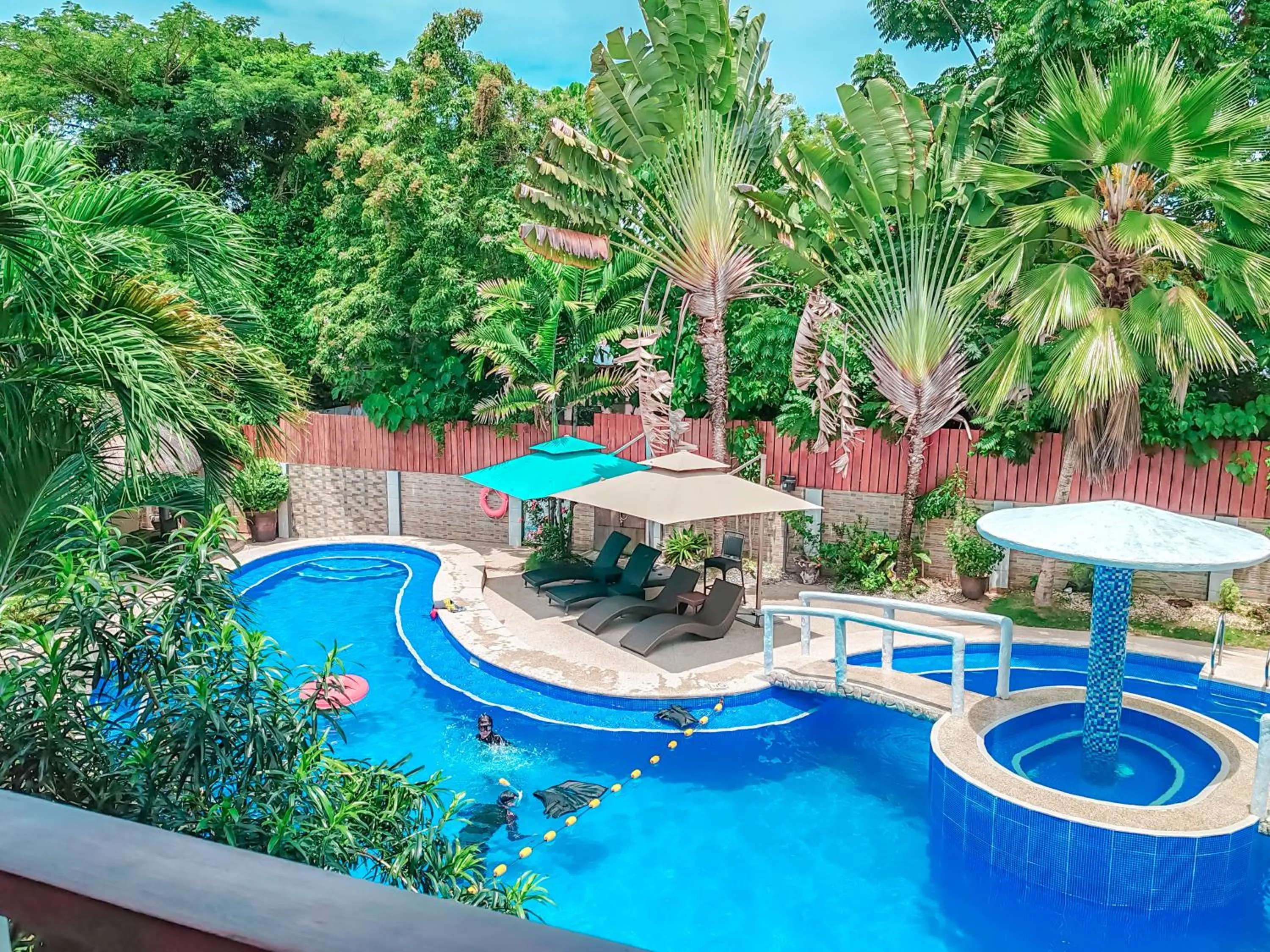 Garden view in Alona Northland Resort