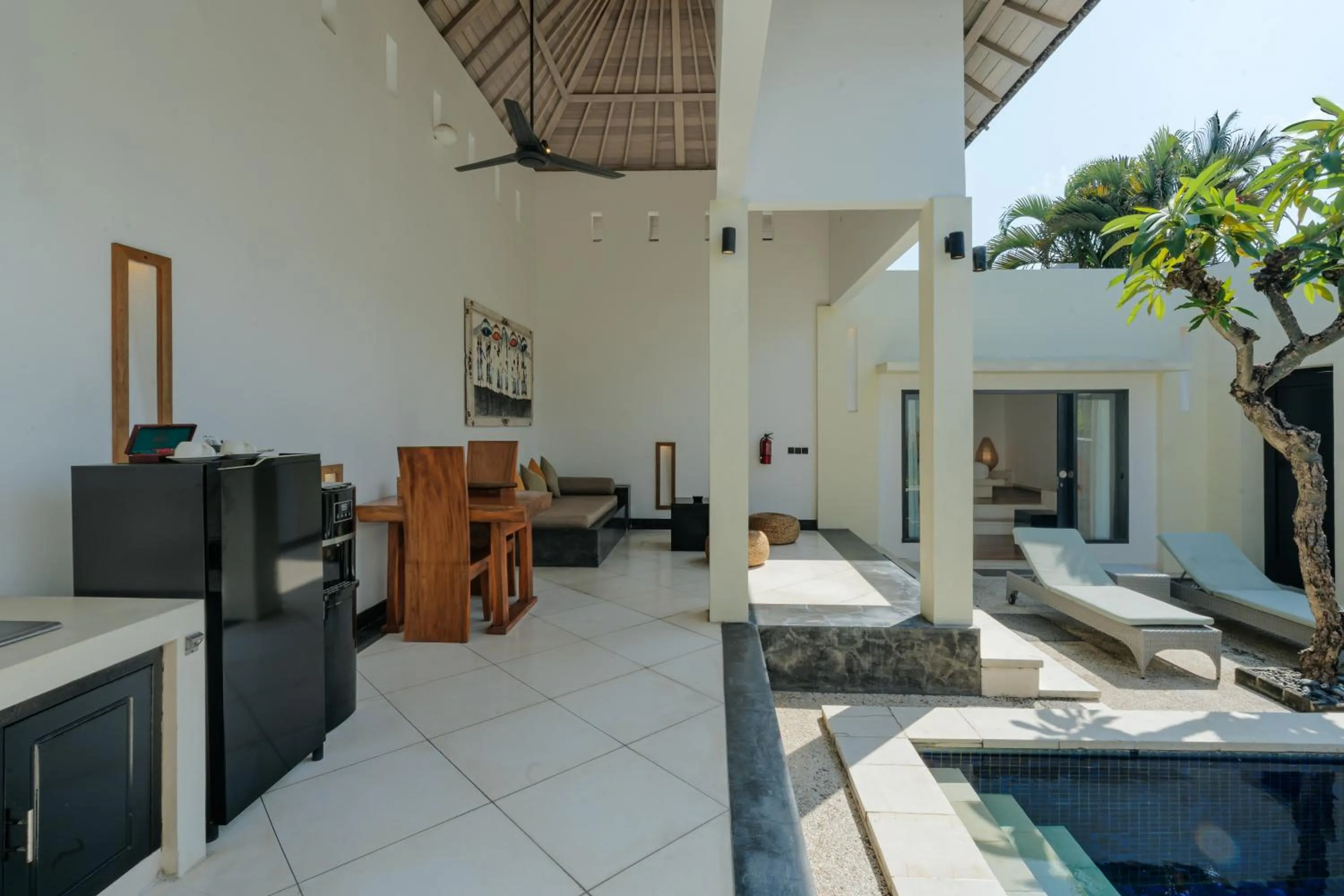 Living room in The Seminyak Suites Private Villas